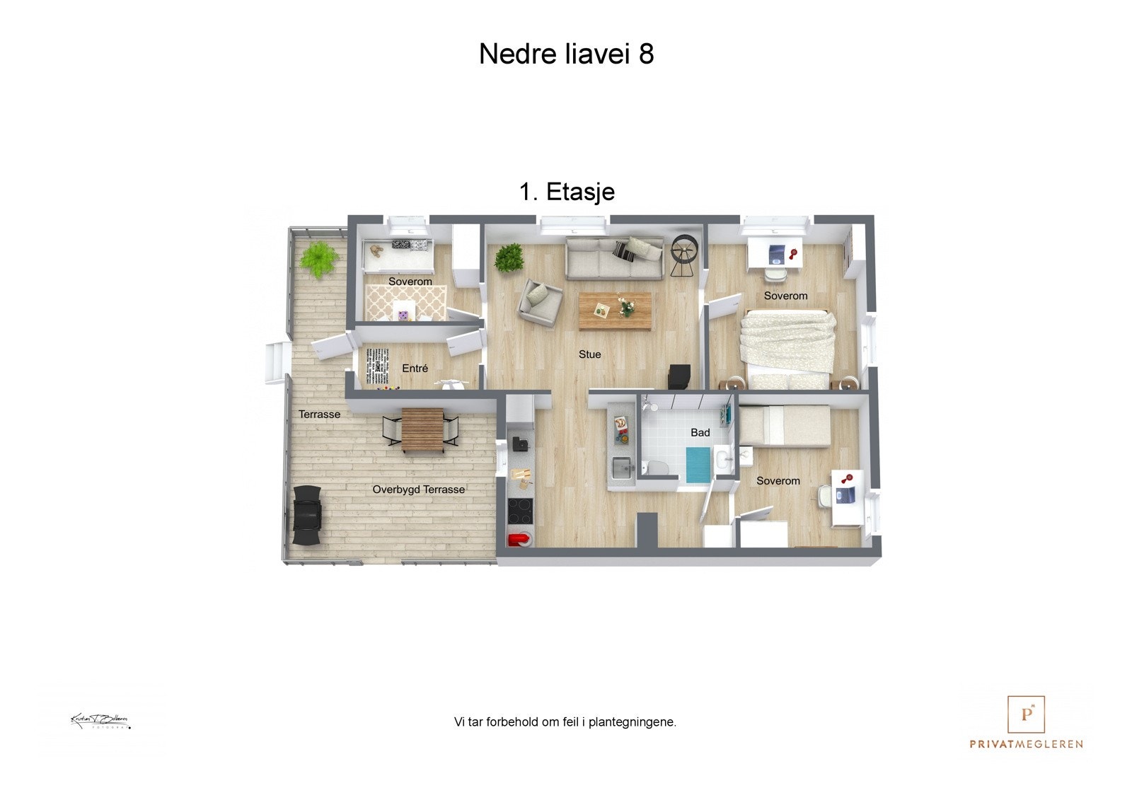 Plantegning 1. etasje Galleribilde