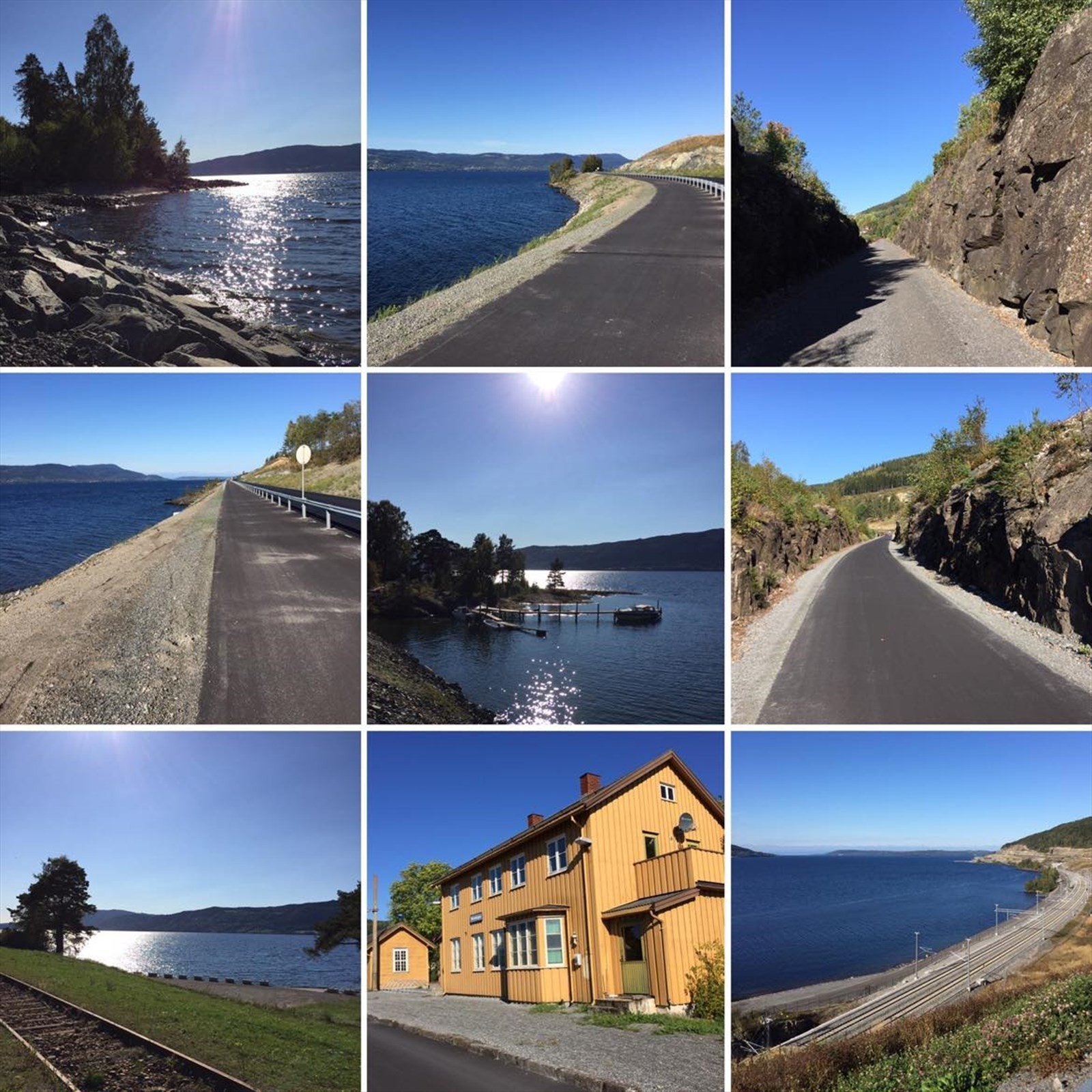 Mjøstråkk. Gang og sykkelbane langs Mjøsa Galleribilde