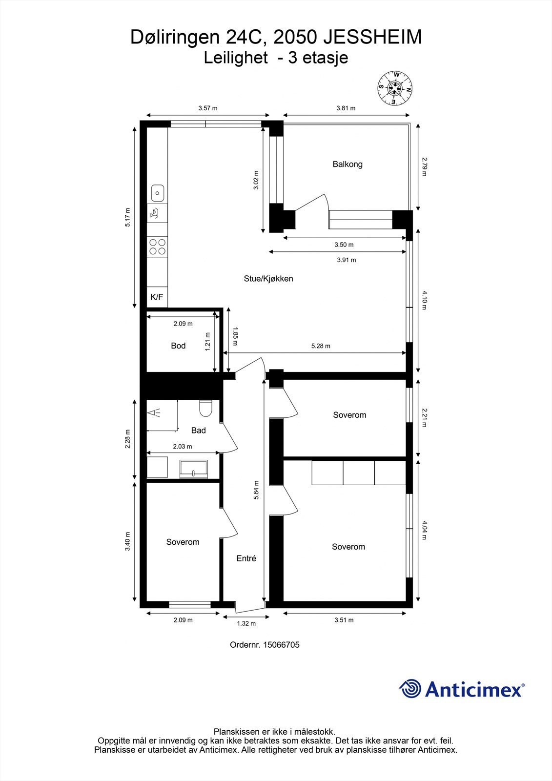 Plantegning Galleribilde