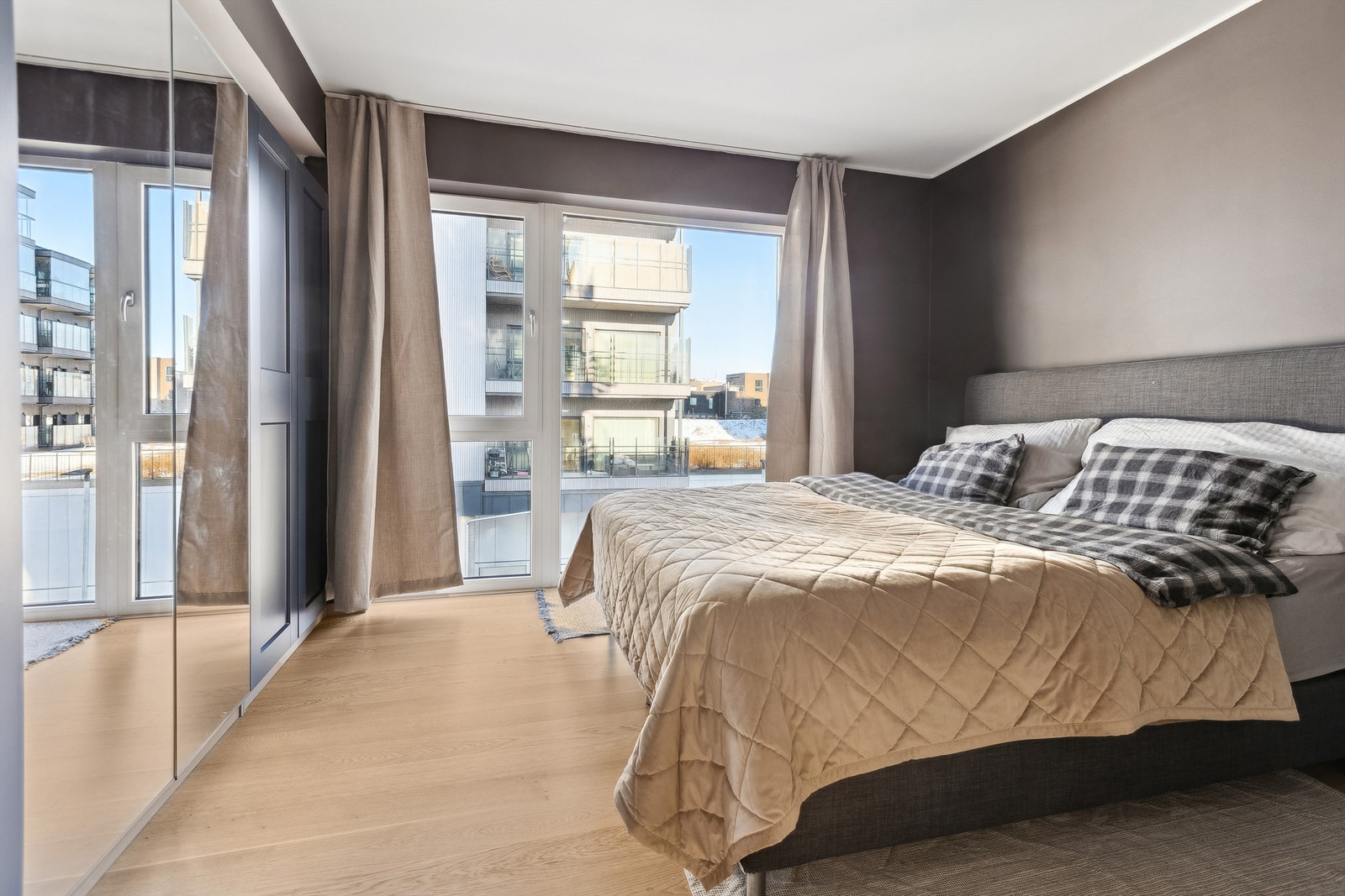 Leiligheten har tre lyse og fine soverom, alle i god størrelse Galleribilde