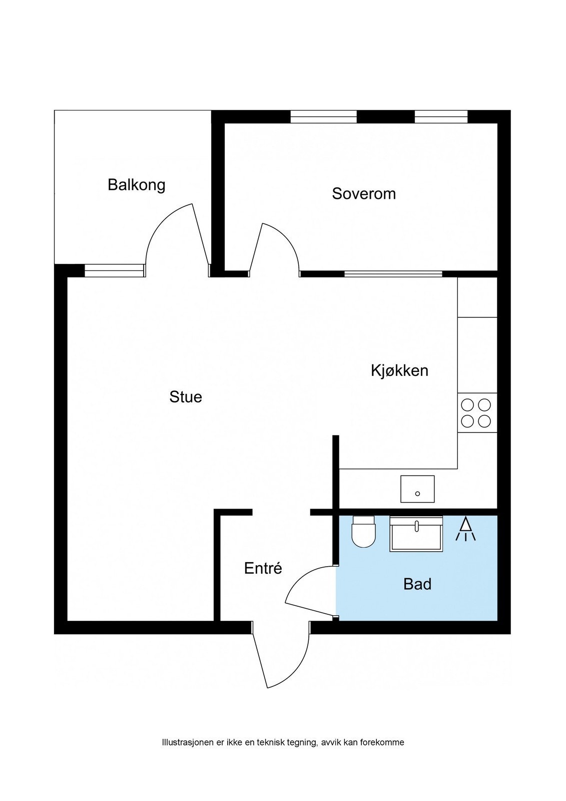 Planskisse. Galleribilde