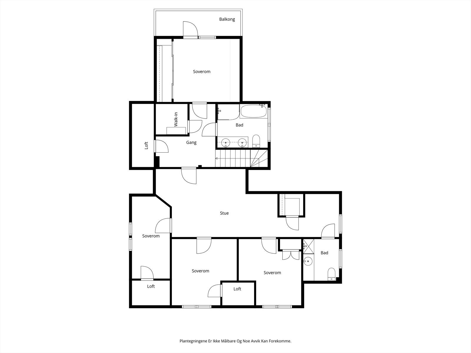 Plantegning 2 etg Galleribilde