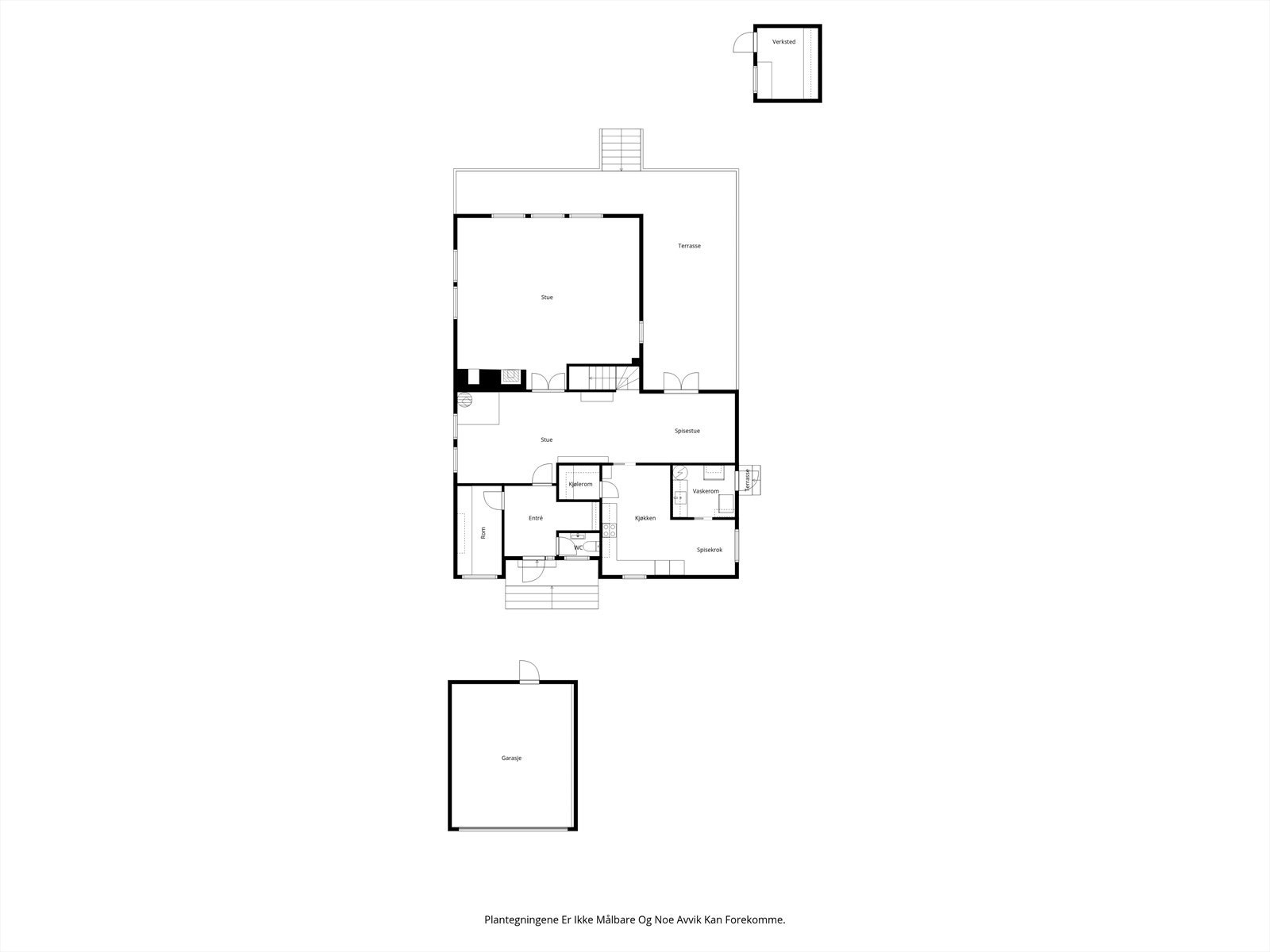 Plantegning 1etg. Galleribilde