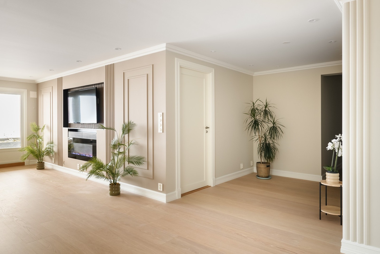 Fra stuen har du en praktisk direkte tilgang til soverom Galleribilde