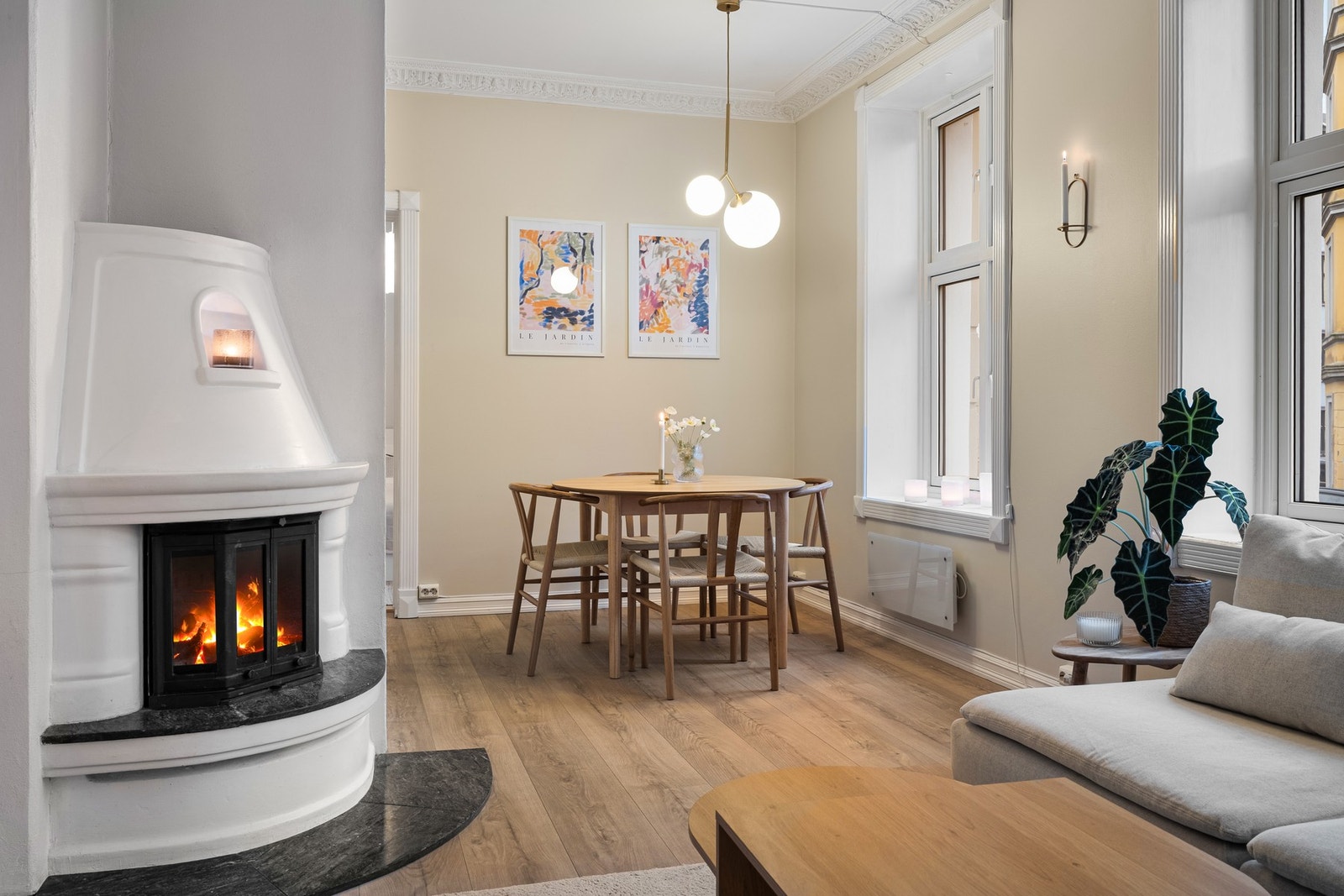 Peis som sikrer varme og kos på kalde vinterdager. Galleribilde