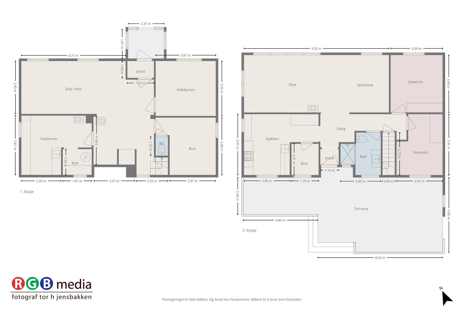 Plantegninger for boligen. Galleribilde