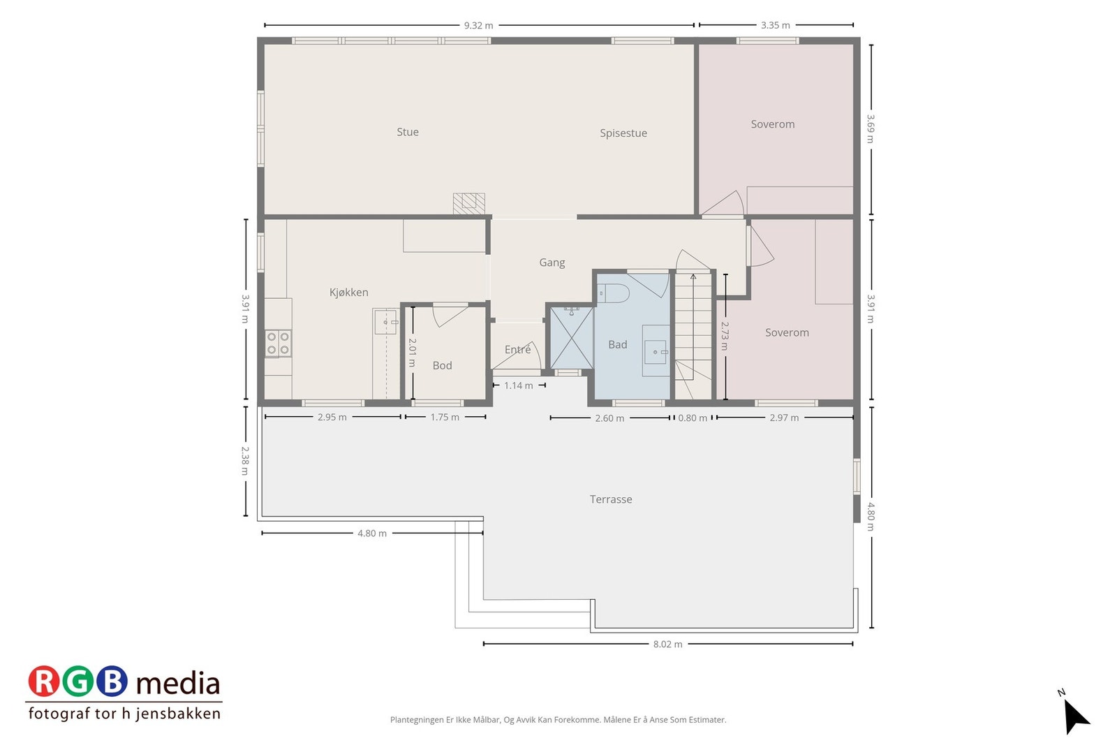 Plantegning 1. Etasje. Galleribilde