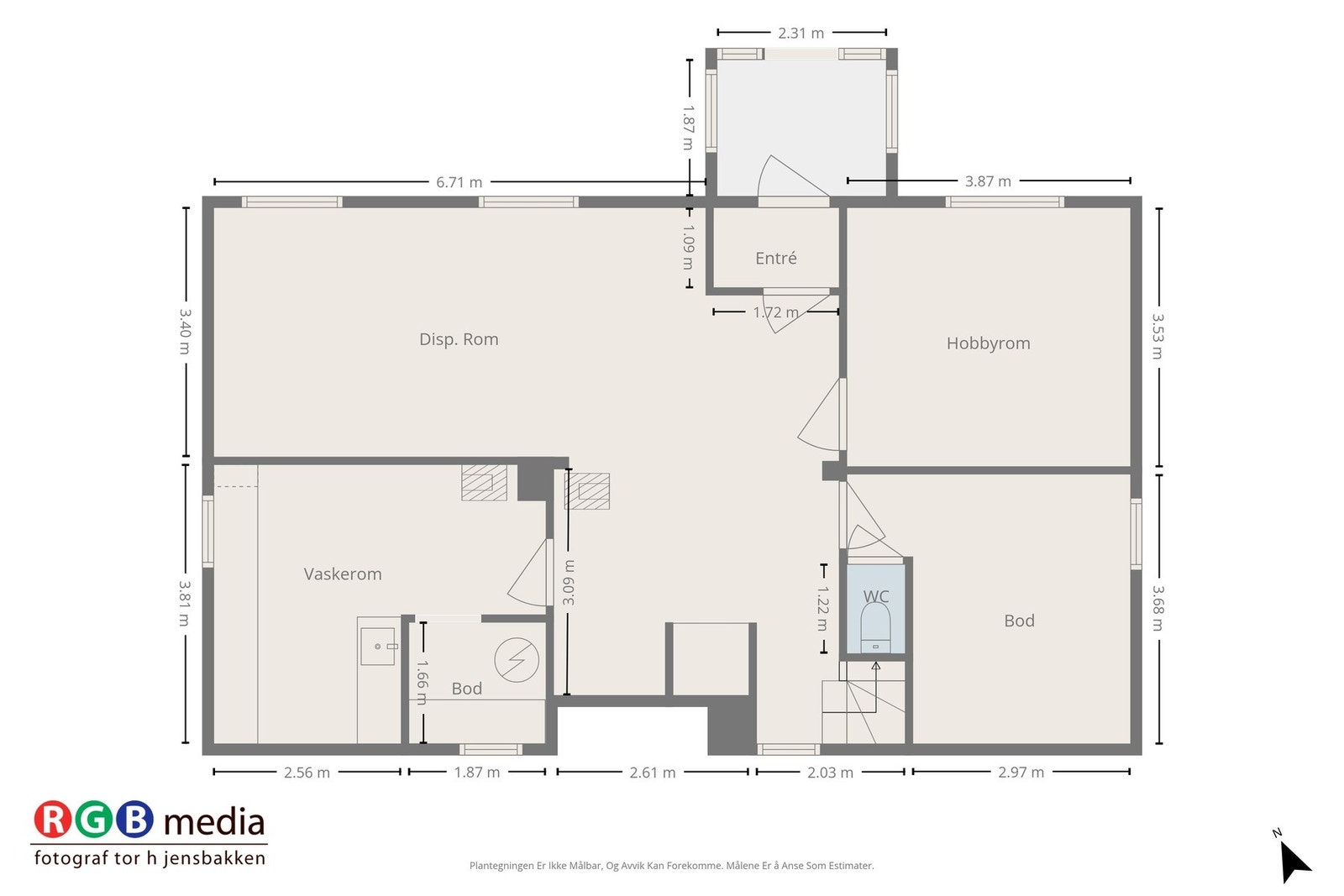 Plantegning kjelleretasje. Galleribilde