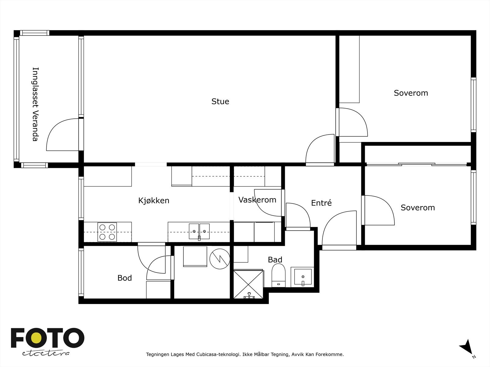Veiledende planskisse 3. etasje. Ikke målbar Galleribilde