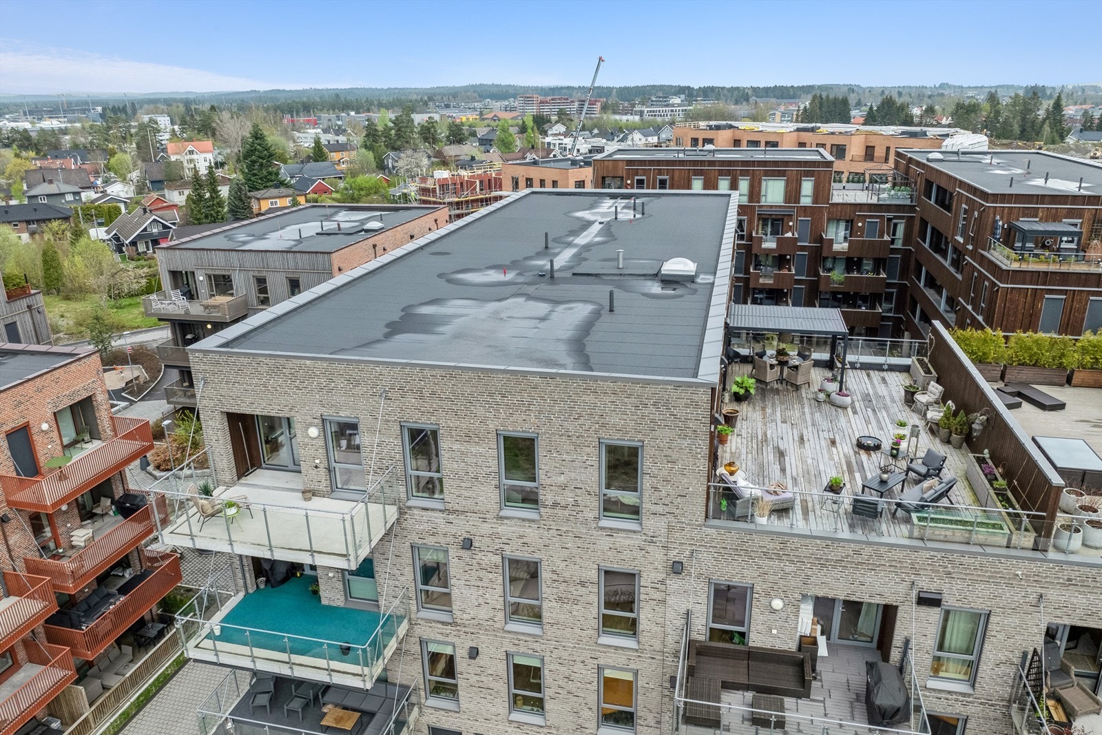 Unik og lekker toppleilighet i populære Skogmo Park Galleribilde