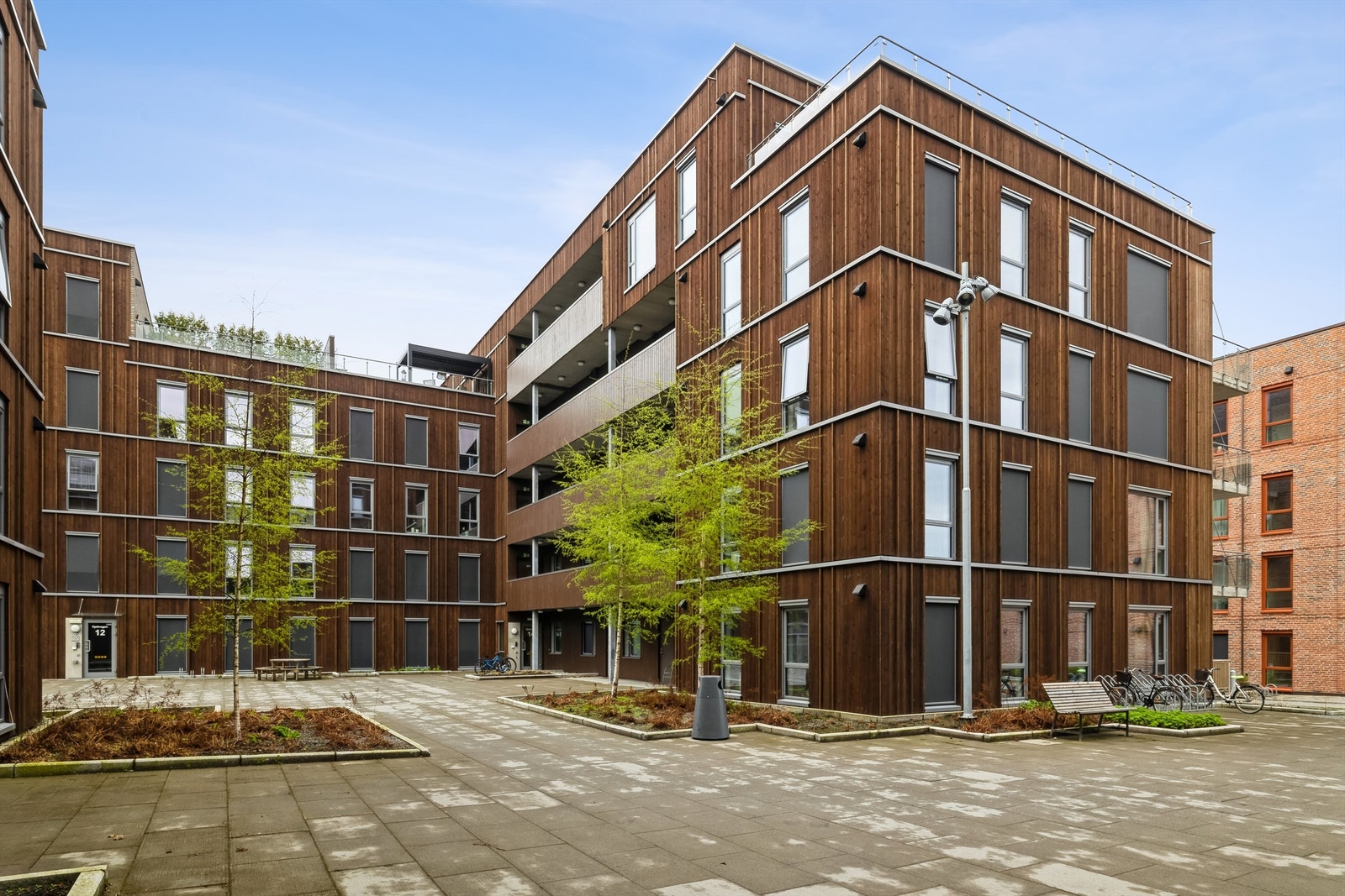 Leiligheten ligger i populære Skogmo Park, som er et moderne og gjennomført bomiljø med kort vei til sentrum og natur Galleribilde