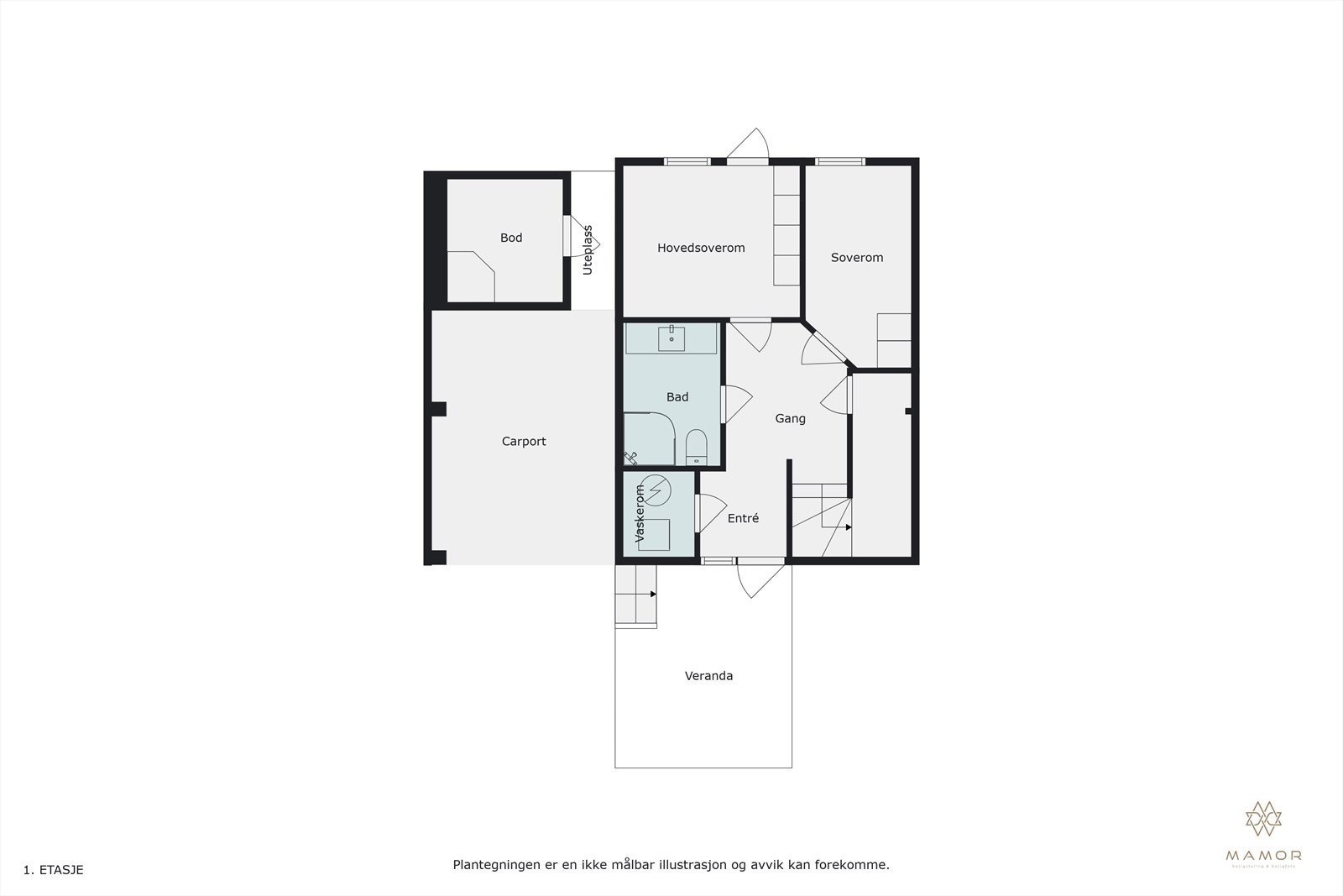 Plantegning | 1. etasje Galleribilde