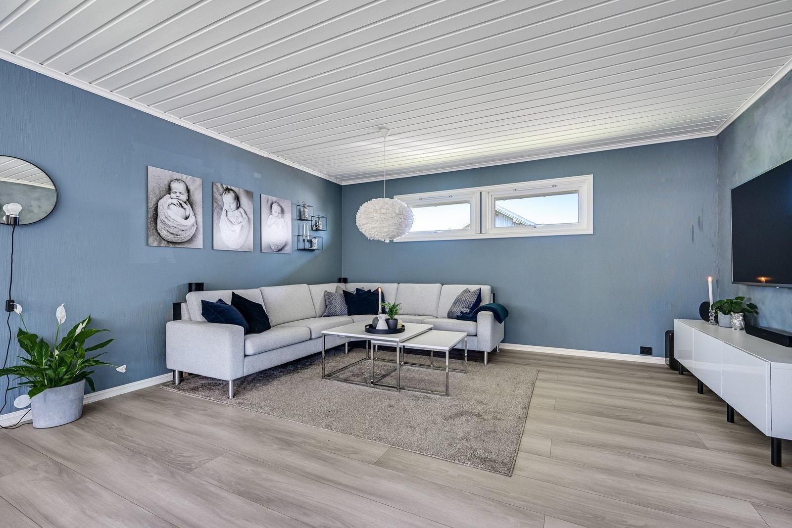 Romslig stue Galleribilde