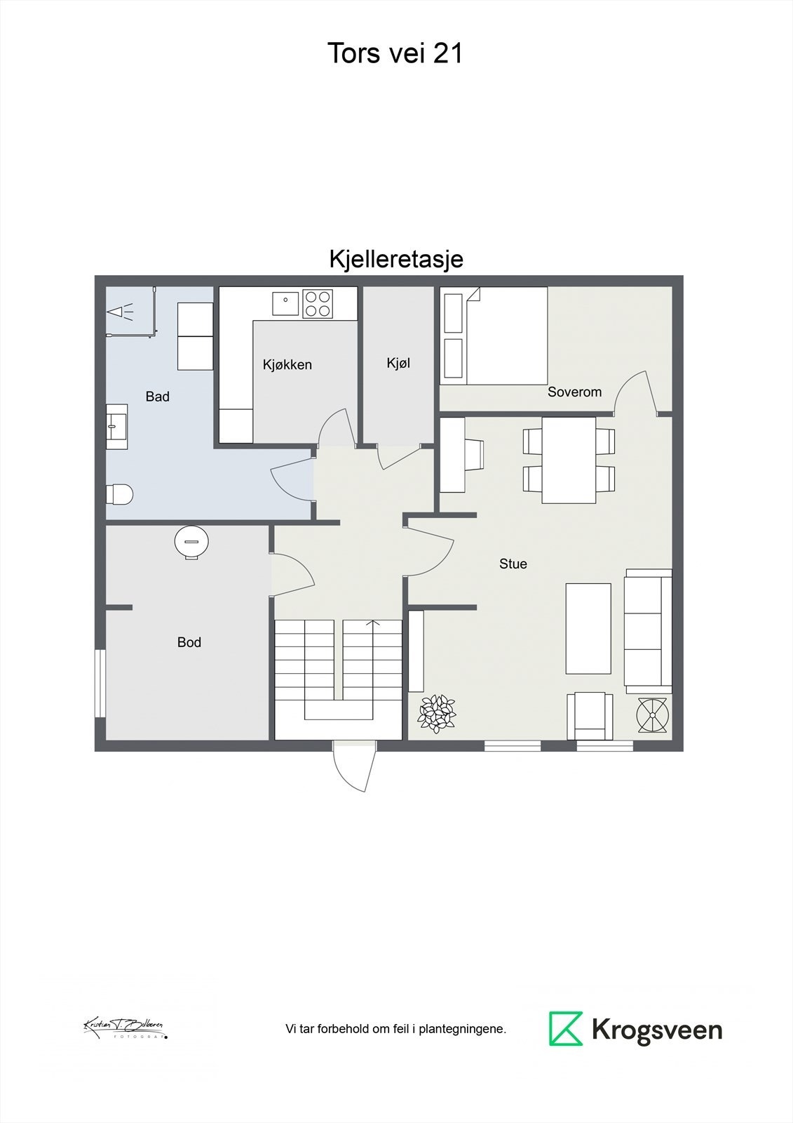 Tors vei 21 - Kjelleretasje Galleribilde