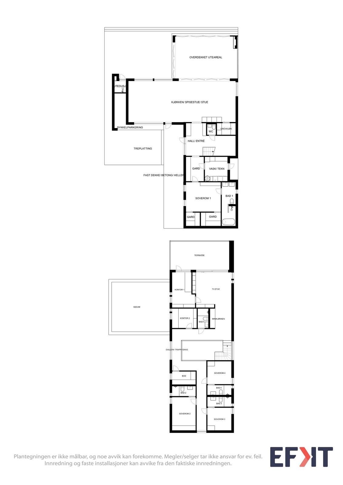 Planskisser Galleribilde