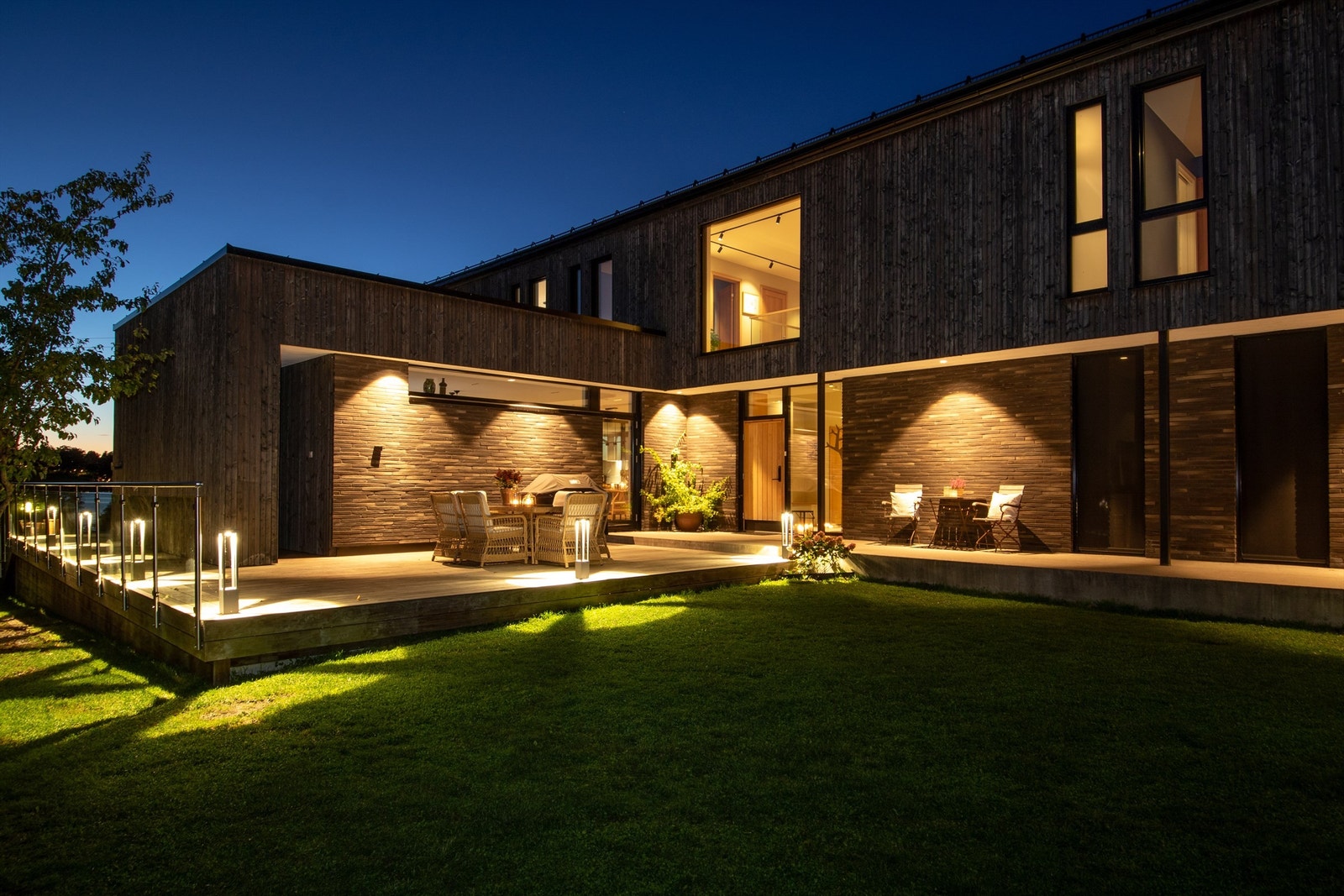 Magisk kveldsstemning. Galleribilde