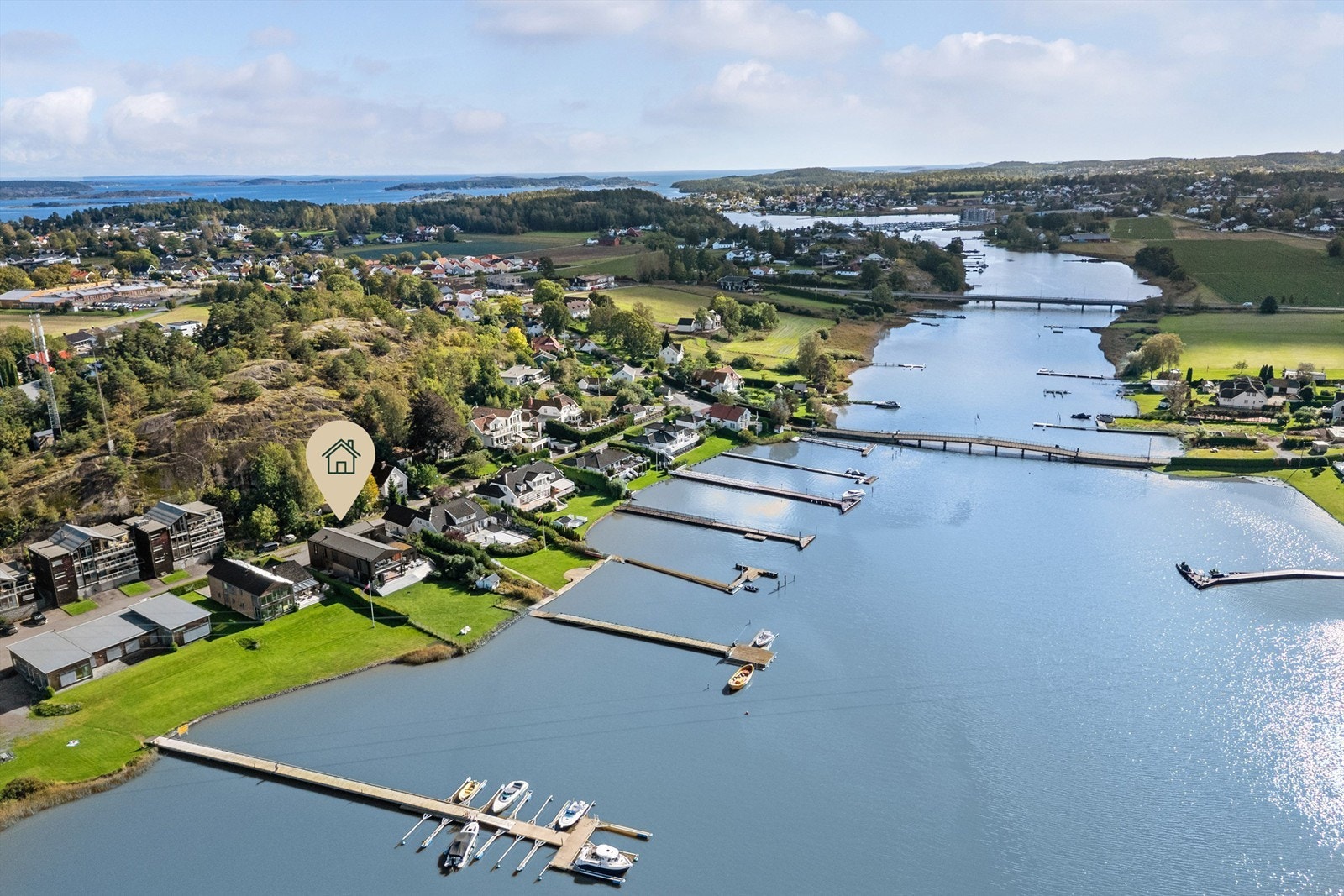 Kort vei ut til Nøtterøys flotte skjærgård. Galleribilde
