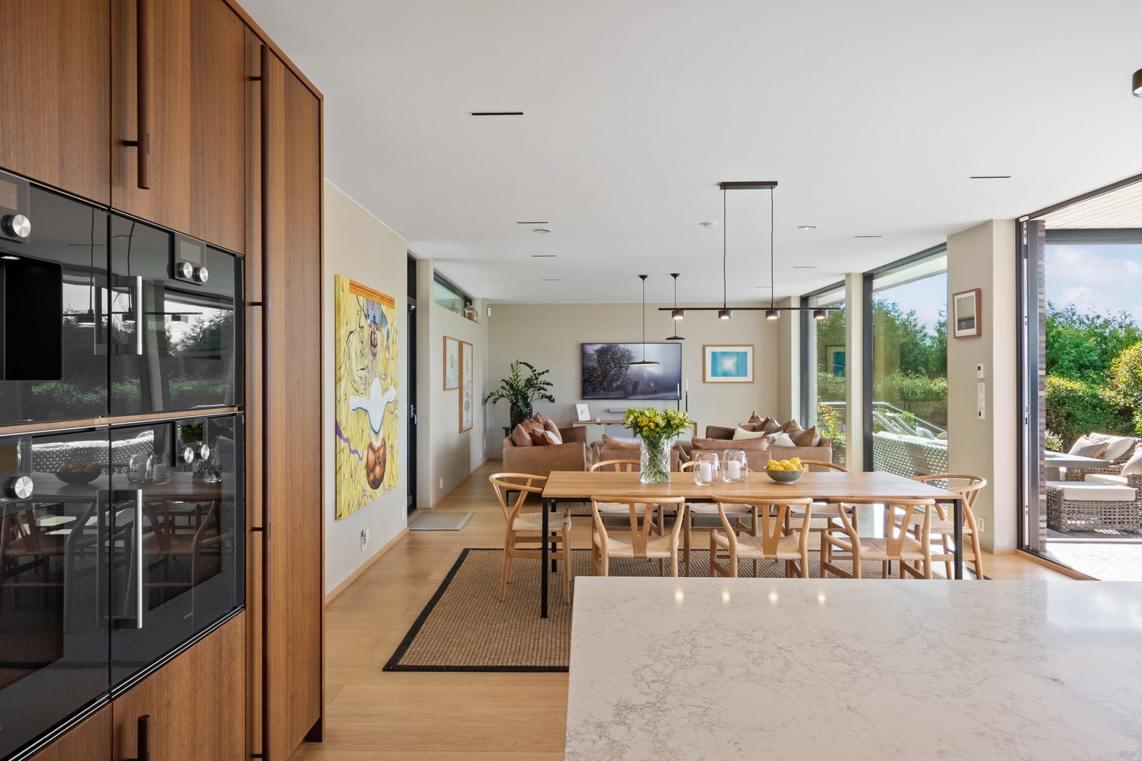 Her er det valgt eksklusive og lekre materialer. Galleribilde