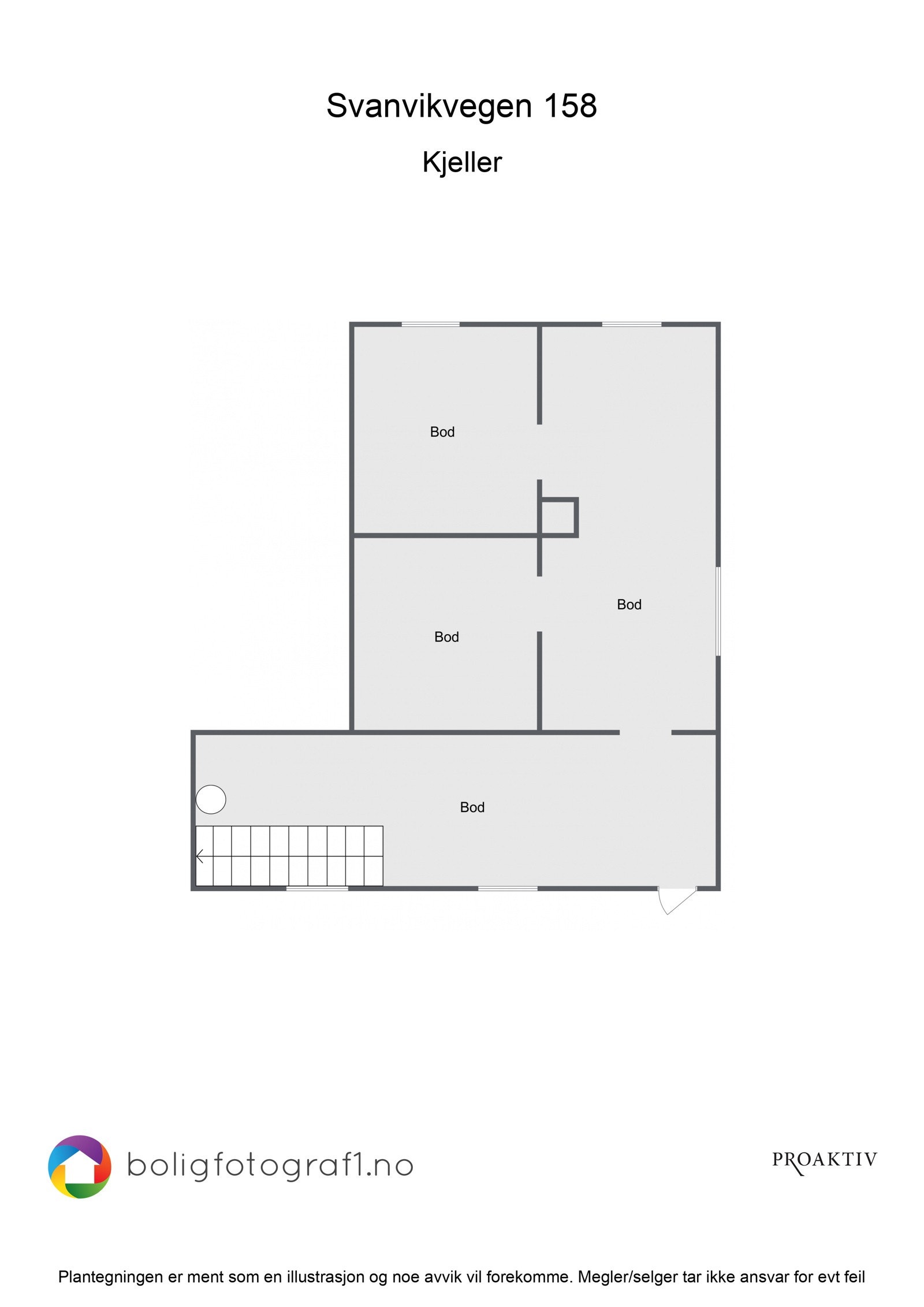 Plantegning kjeller Galleribilde