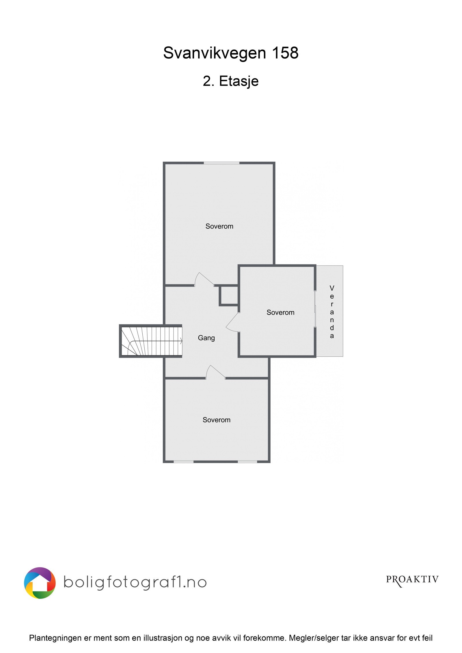 Plantegning 2 etg Galleribilde