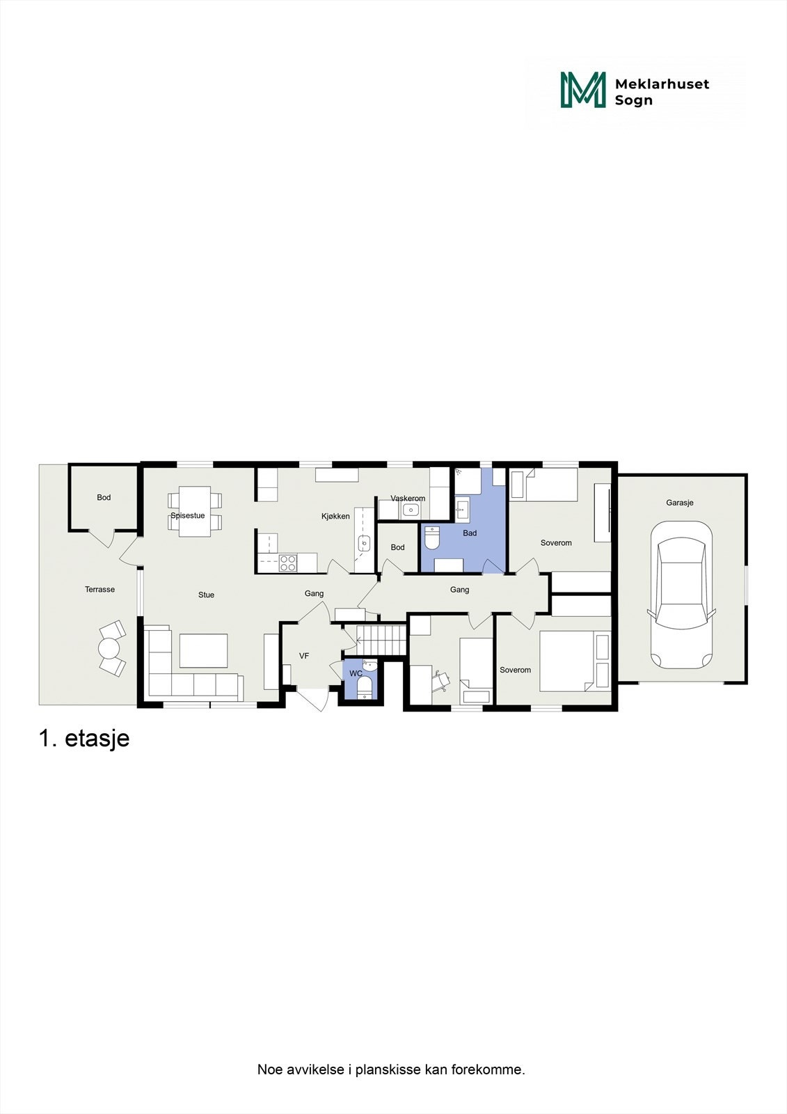 Planteikning einebustad Galleribilde