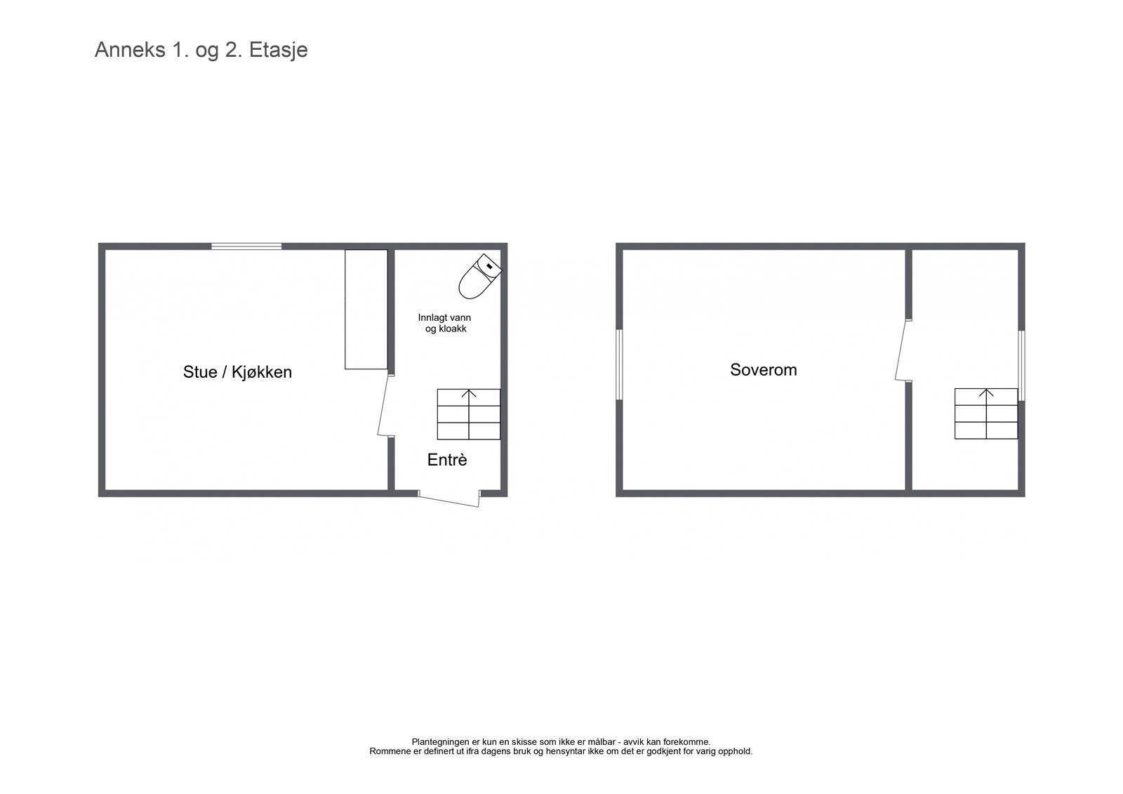 Plantegning - Anneks/uthus Galleribilde