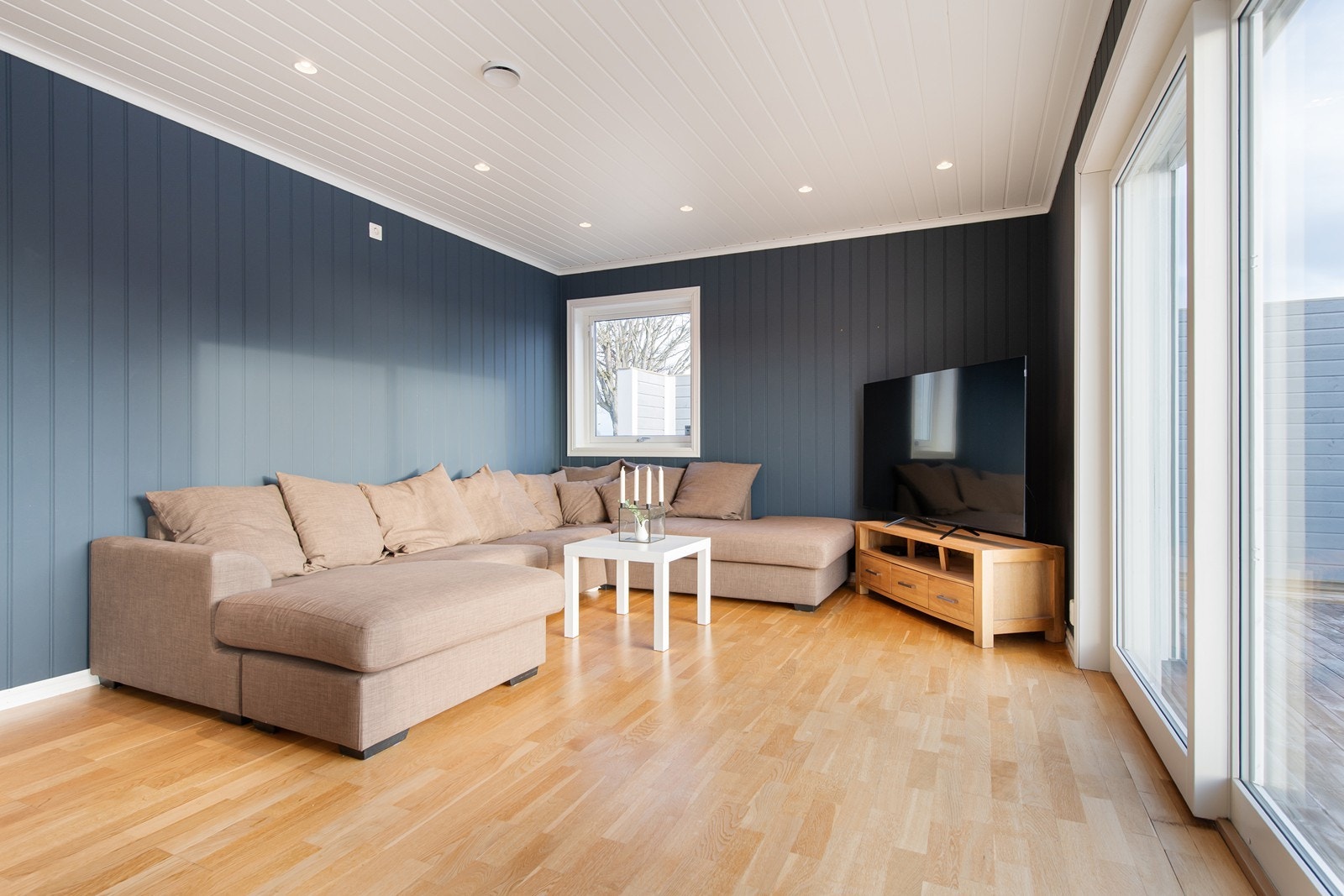 Plass for en hyggelig atmosfære i sofakroken Galleribilde