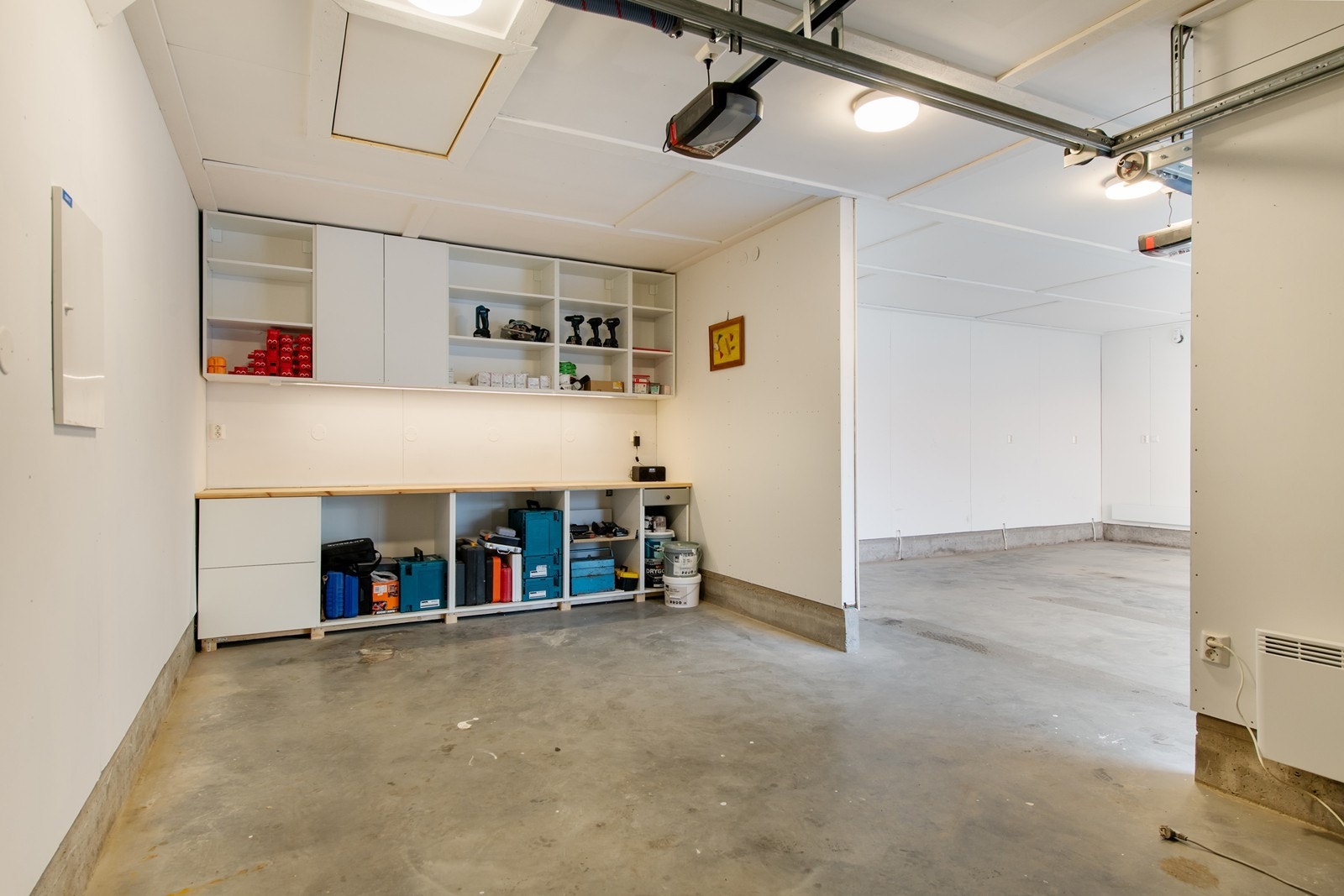 Trippel garasje Galleribilde