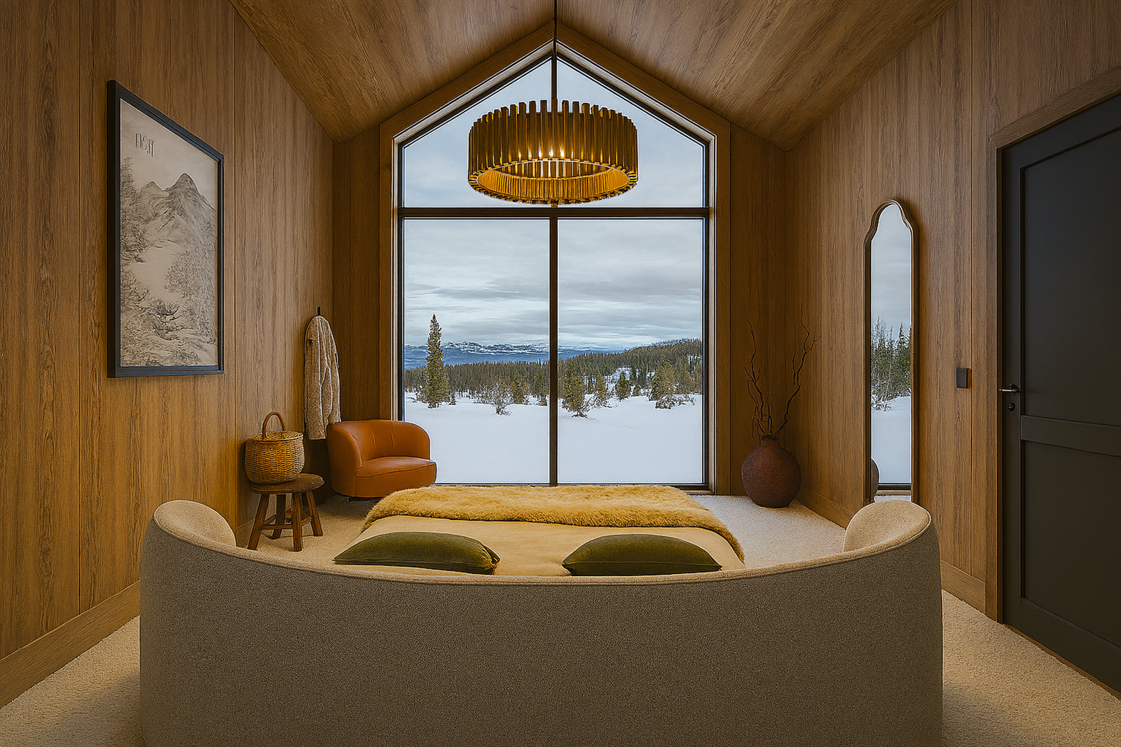 Illustrasjon soverom - avvik vil forekomme. Galleribilde