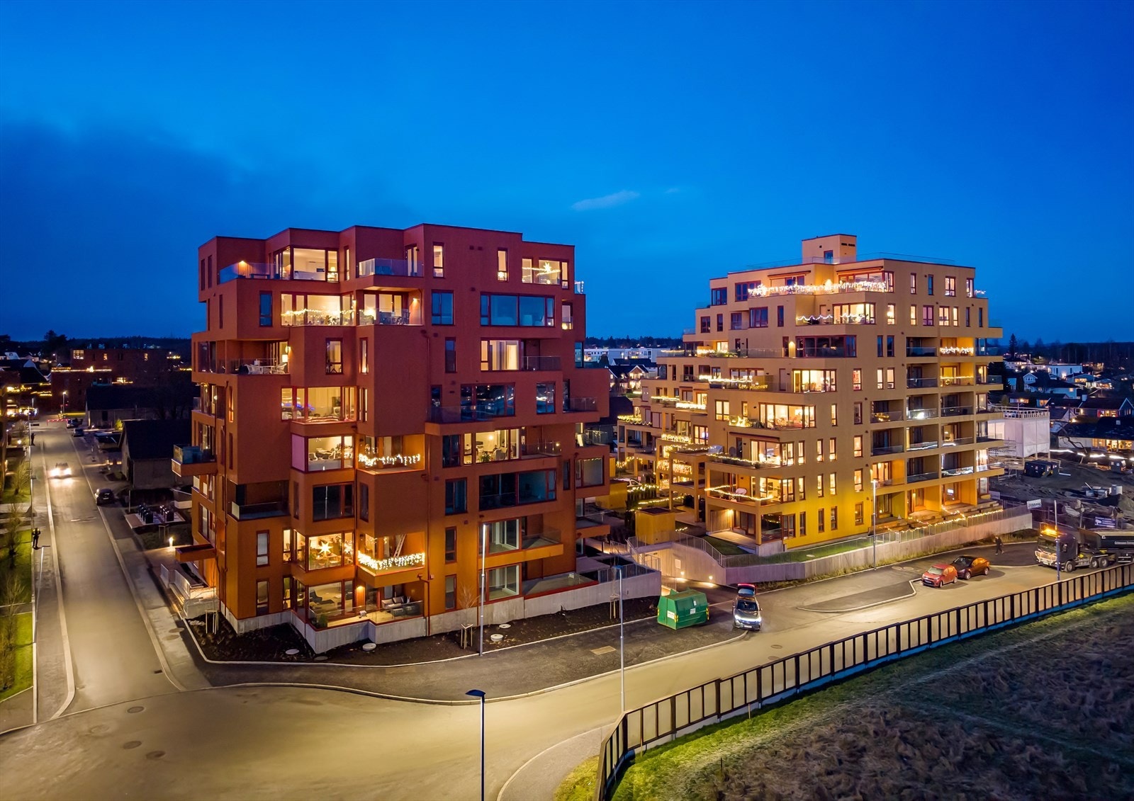 Fasade. Kronen er tegnet av Code arkitekter. Galleribilde