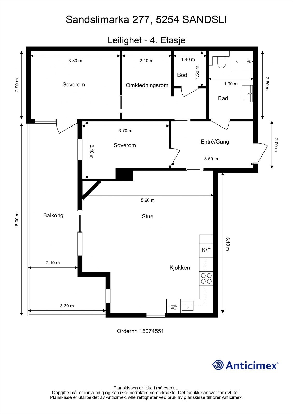 Leiligheten har en meget god planløsning. Galleribilde