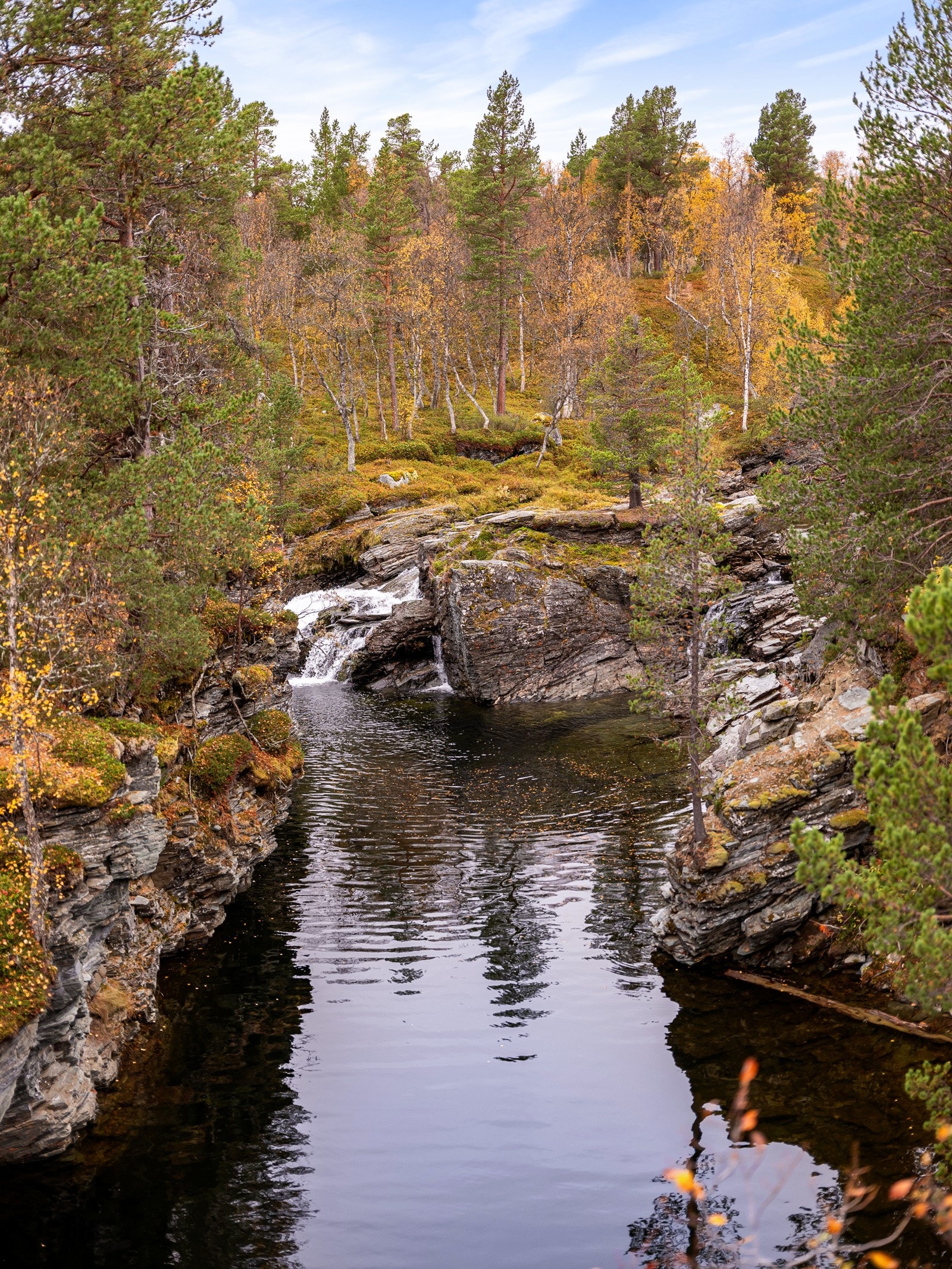 Man trenger ikke gå langt for å prøve fiskelykken. Galleribilde