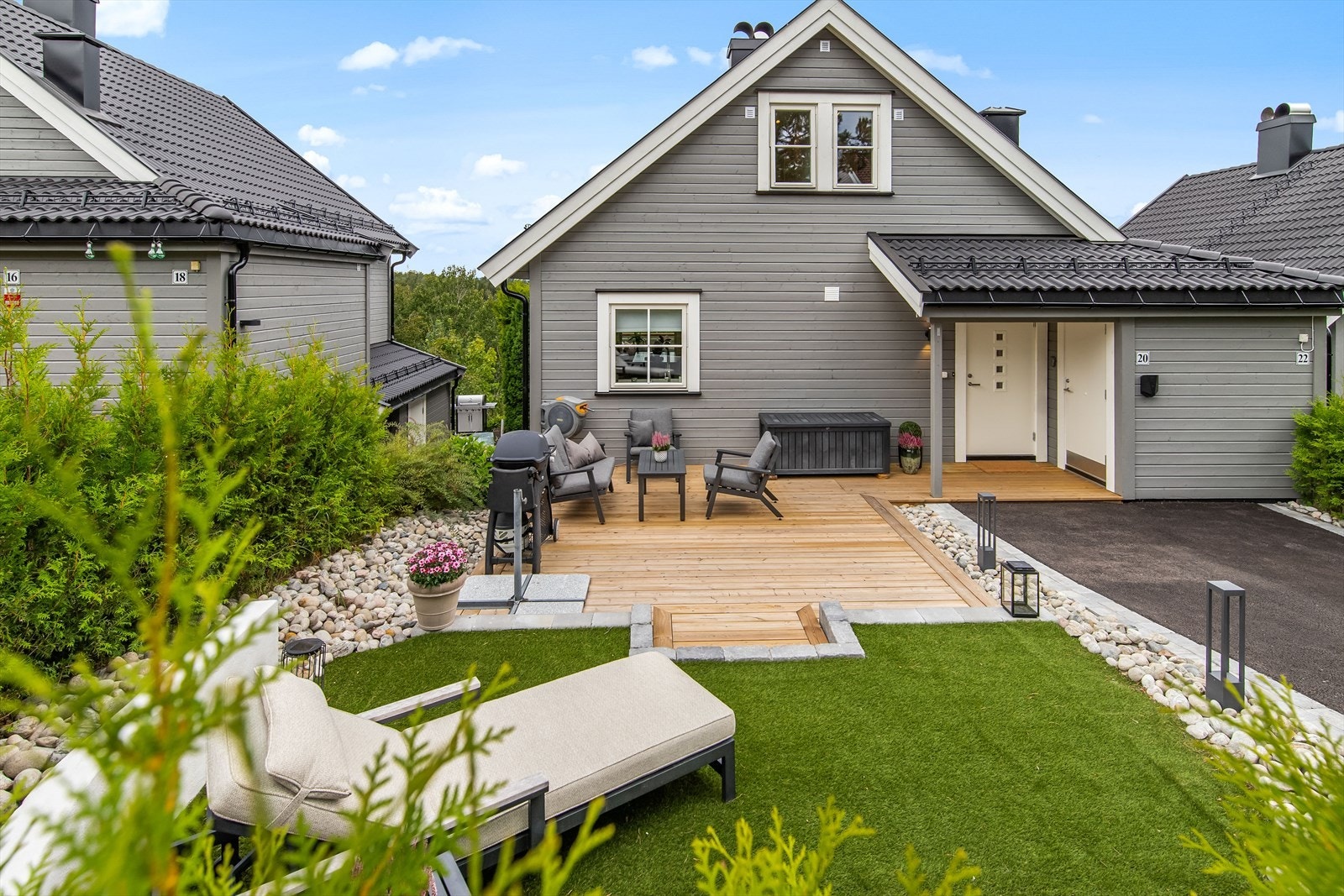 For familier er det en stor fordel at både barnehager, barneskole og ungdomsskole ligger innen kort avstand, samtidig som man har videregående skoler og fritidstilbud i Tønsberg sentrum. Galleribilde