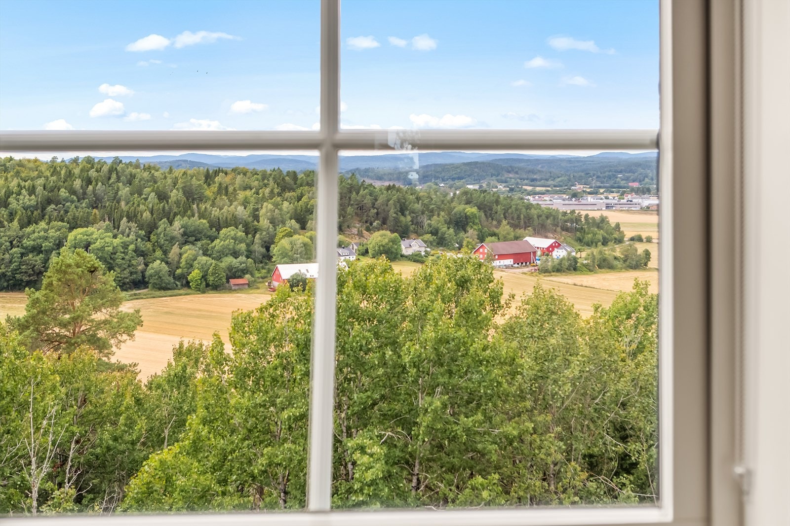 Utsikt fra soveroms vinduet Galleribilde