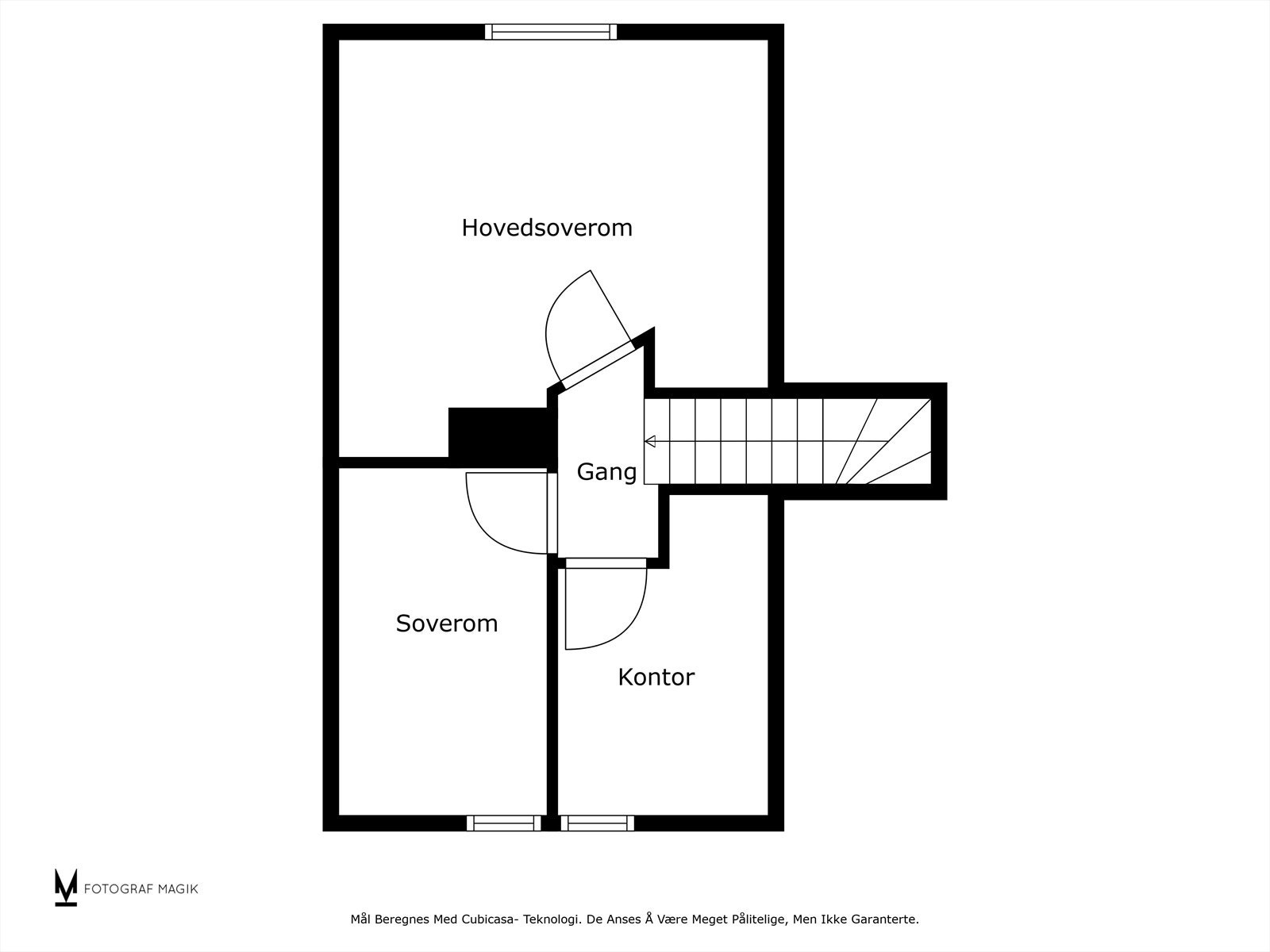 Plantegning 2. etasje Galleribilde