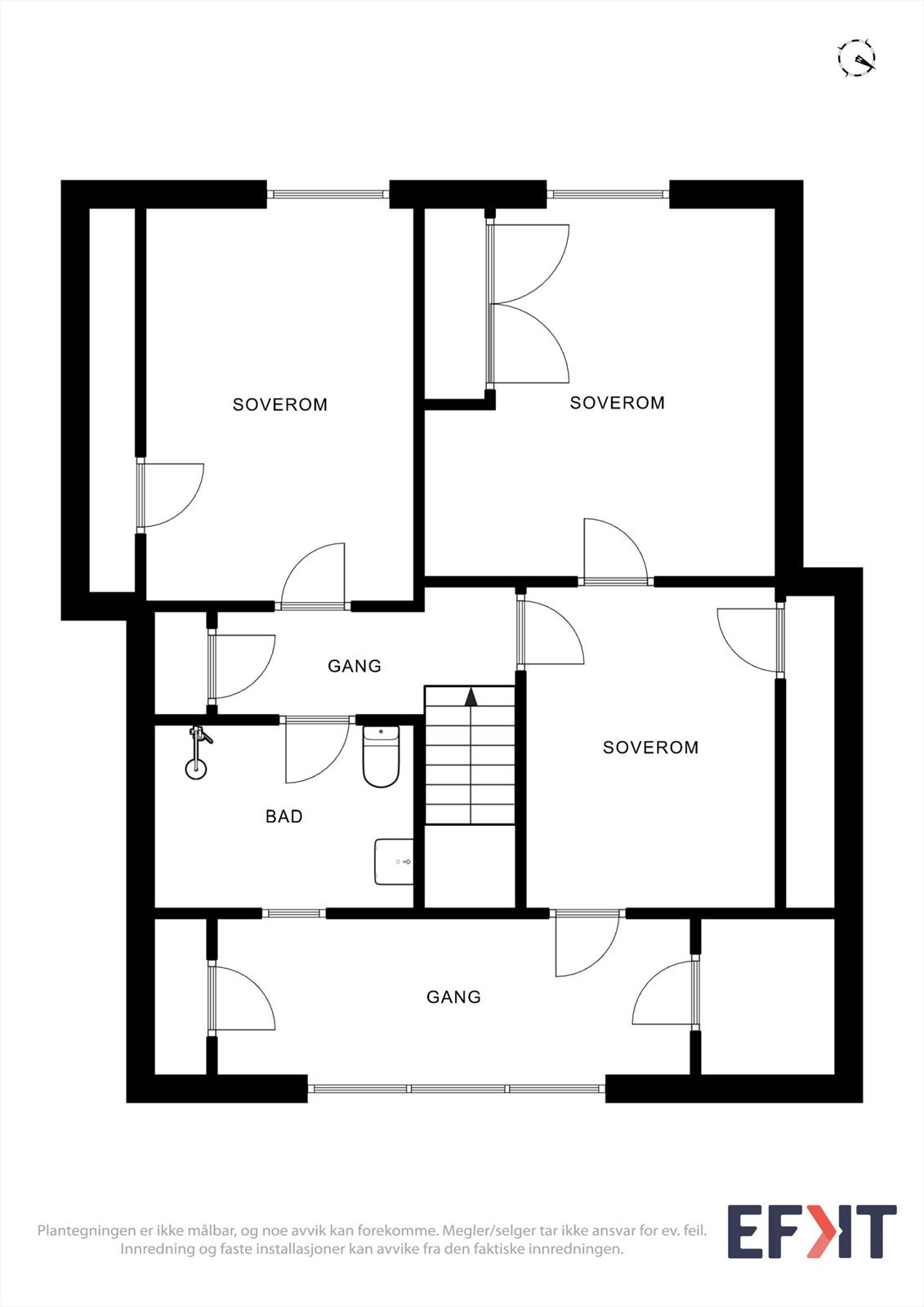 Plantegning 2. etasje. Galleribilde