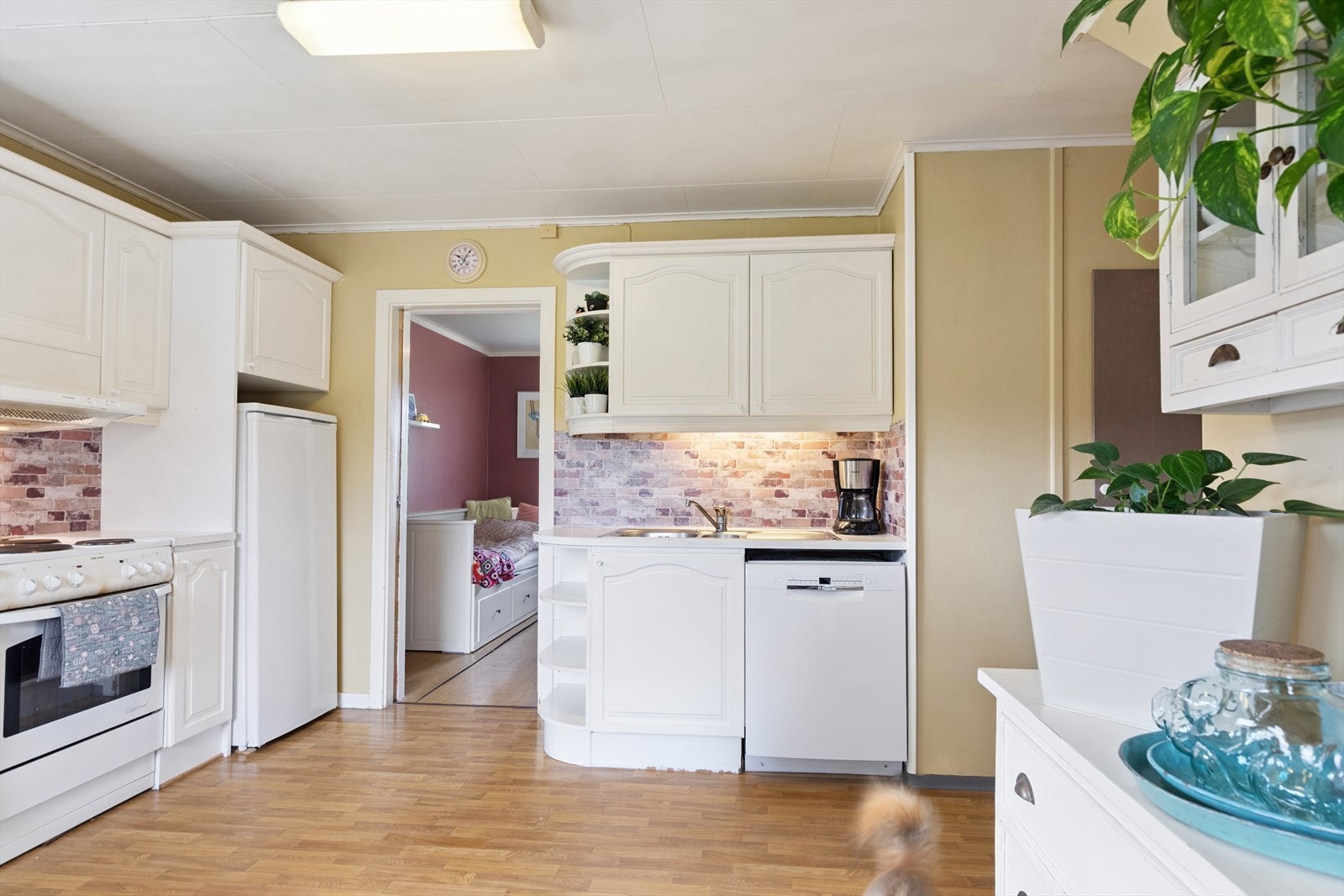 Det er også opplegg for oppvaskmaskin. Galleribilde