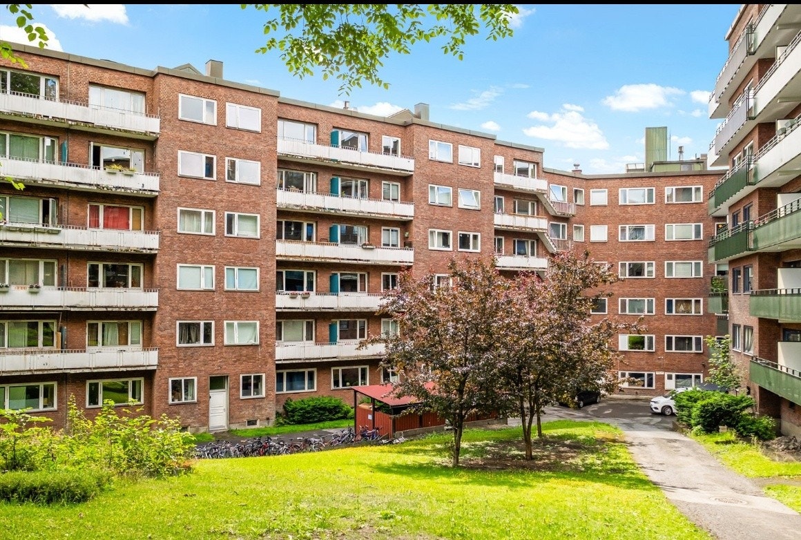 Bakgård Galleribilde