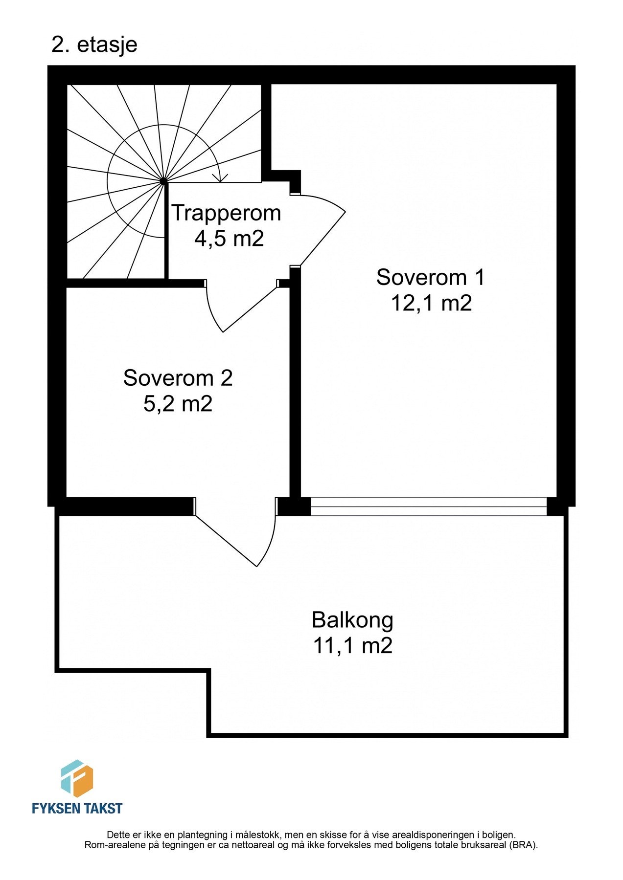 Planskisse 2.etasje. Galleribilde