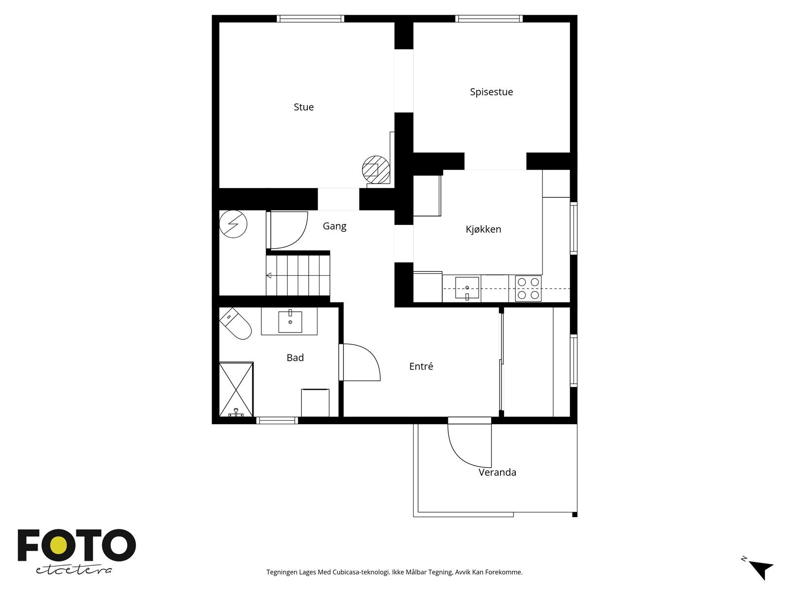 Veiledende plantegning 1. etasje. Ikke målbar Galleribilde