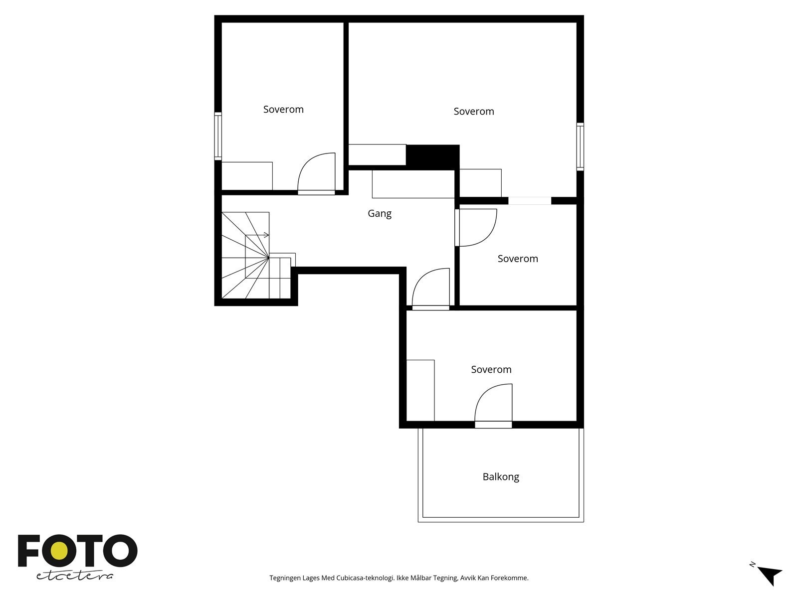 Veiledende plantegning 2. etasje. Ikke målbar Galleribilde