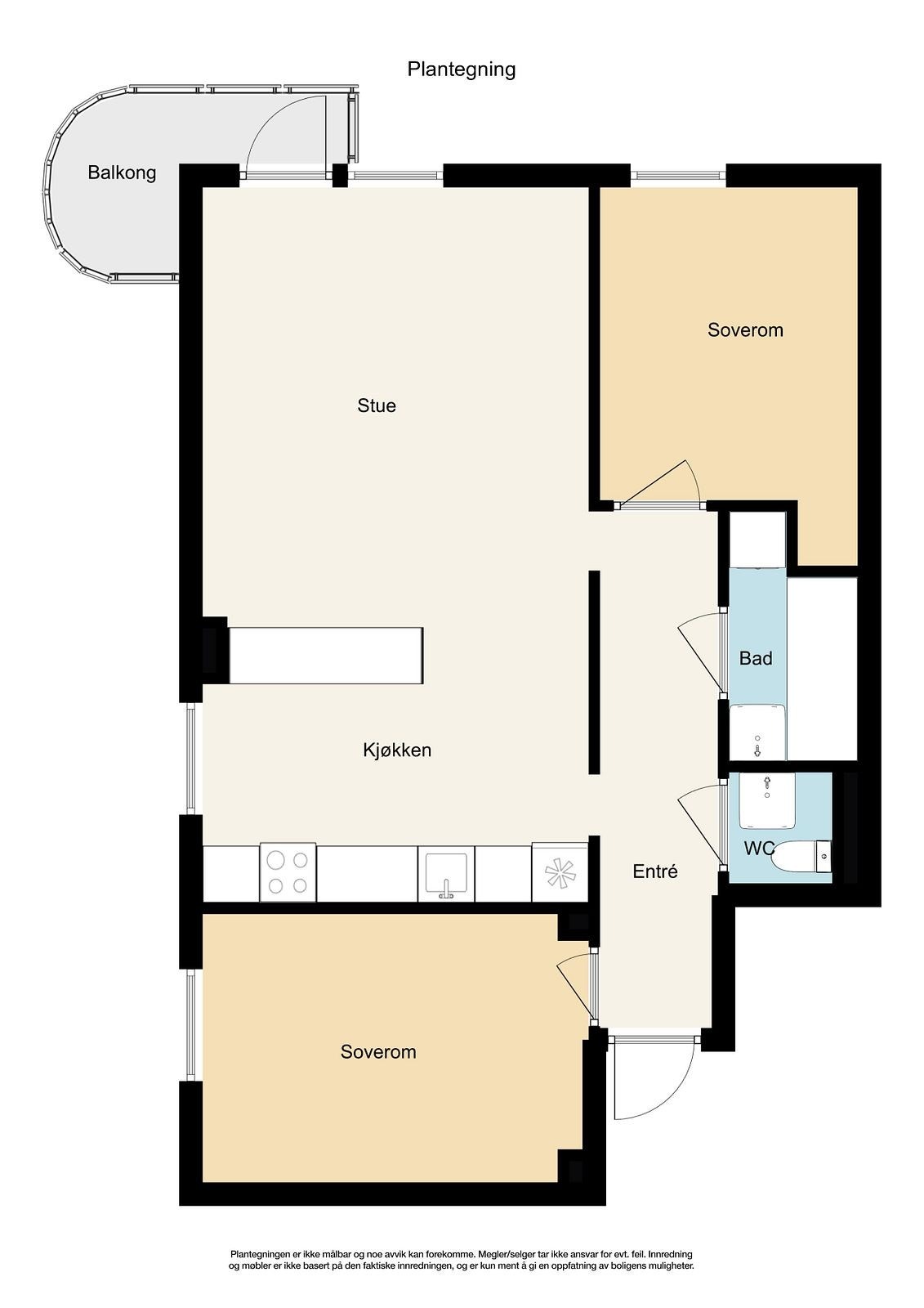 Plantegning Galleribilde