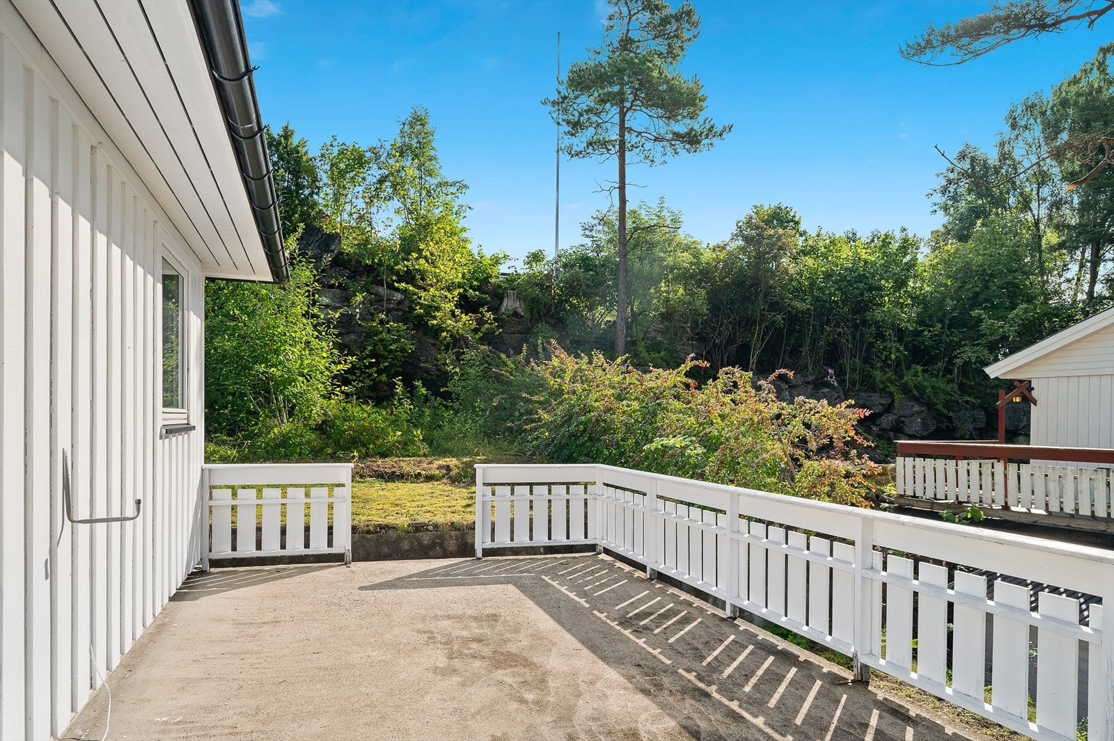 Terrasse over garasjen Galleribilde