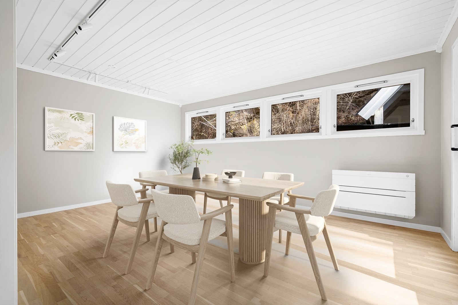 Spisestue - bildet er digitalt møblert Galleribilde