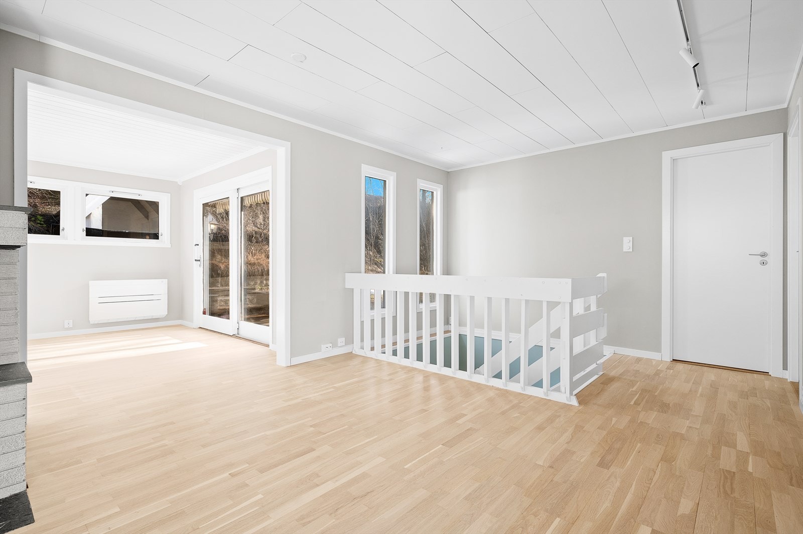 Fra stue mot tilbygg i stuen Galleribilde