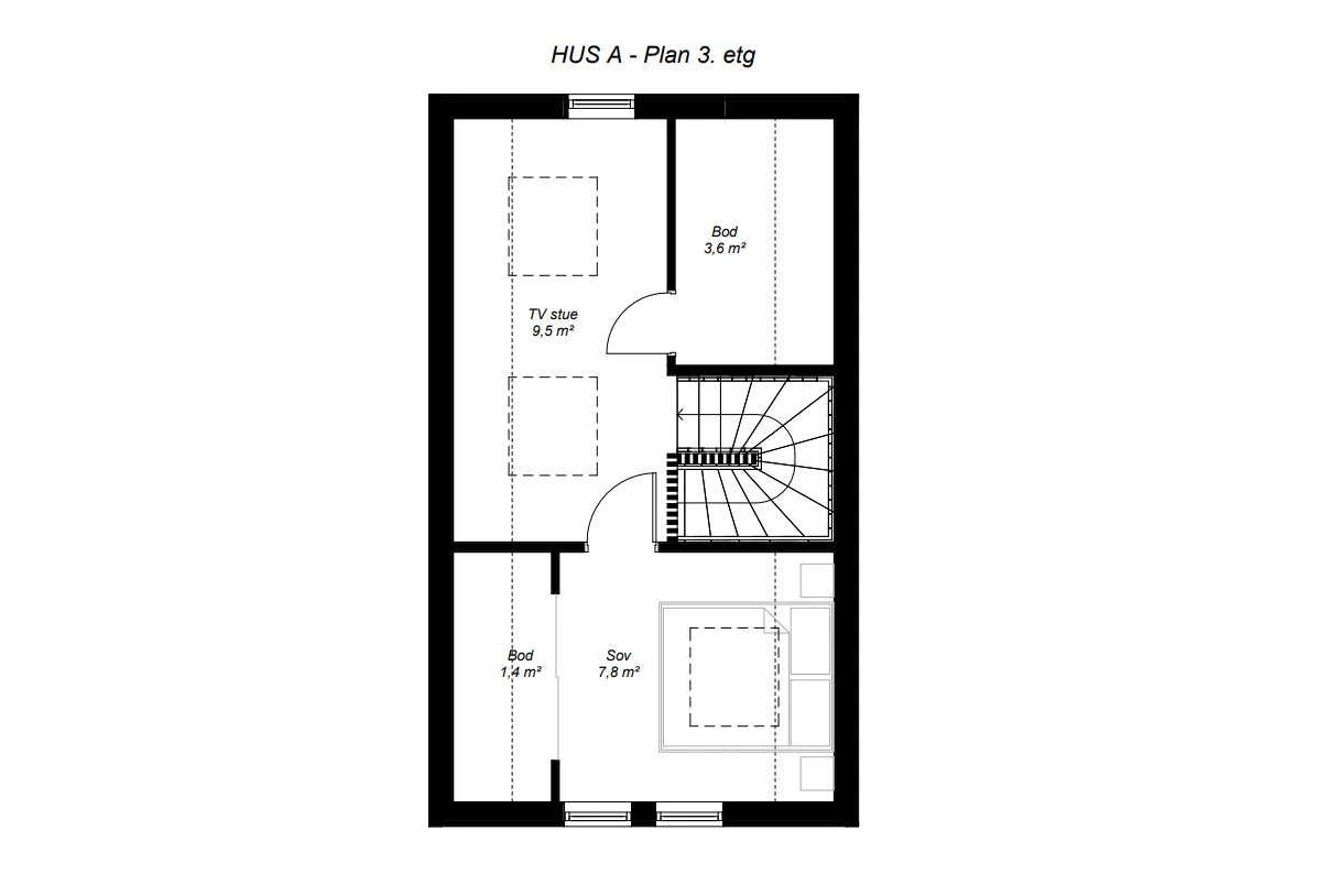 Plantegning 3.etasje Galleribilde