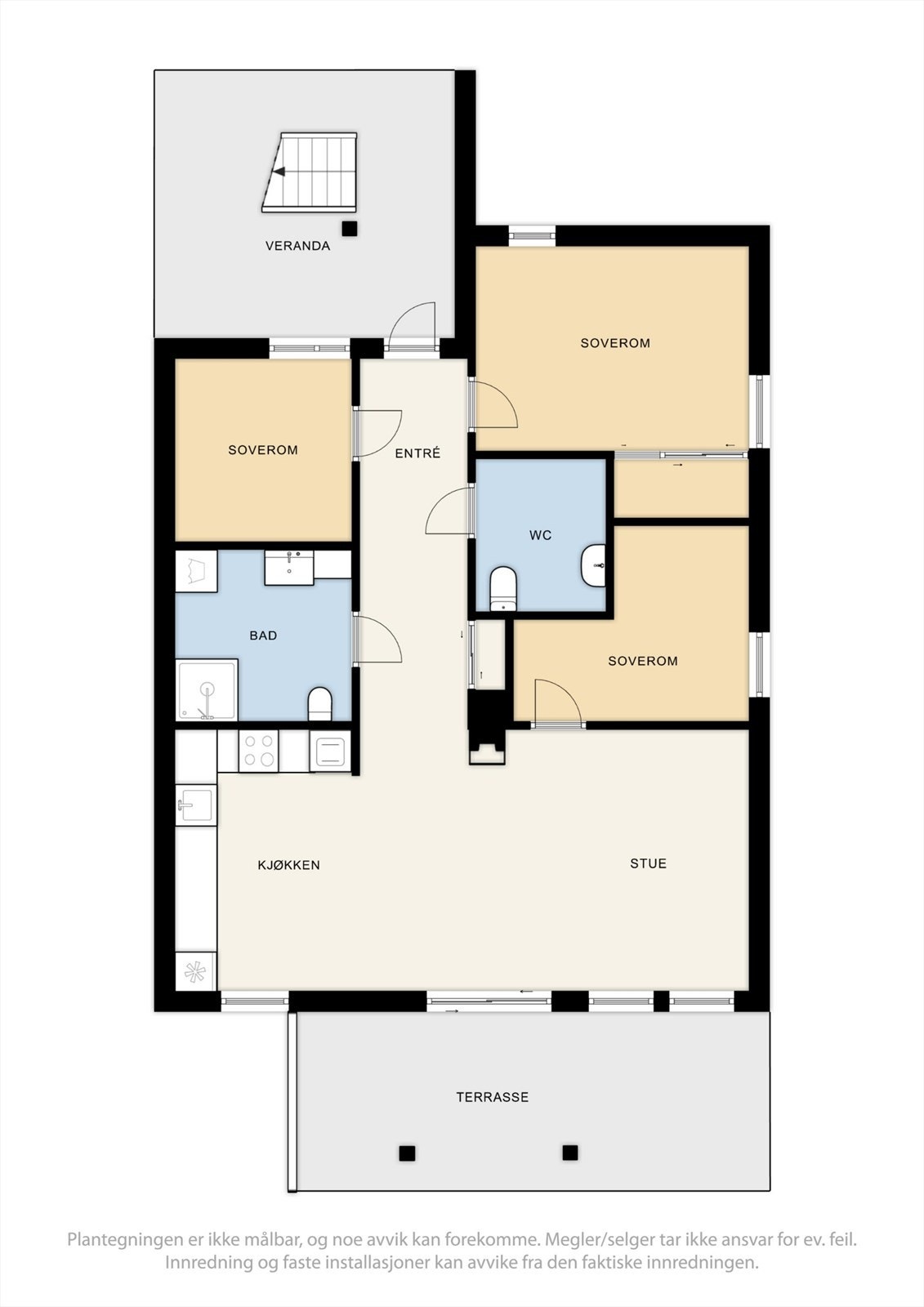 Plantegning Galleribilde