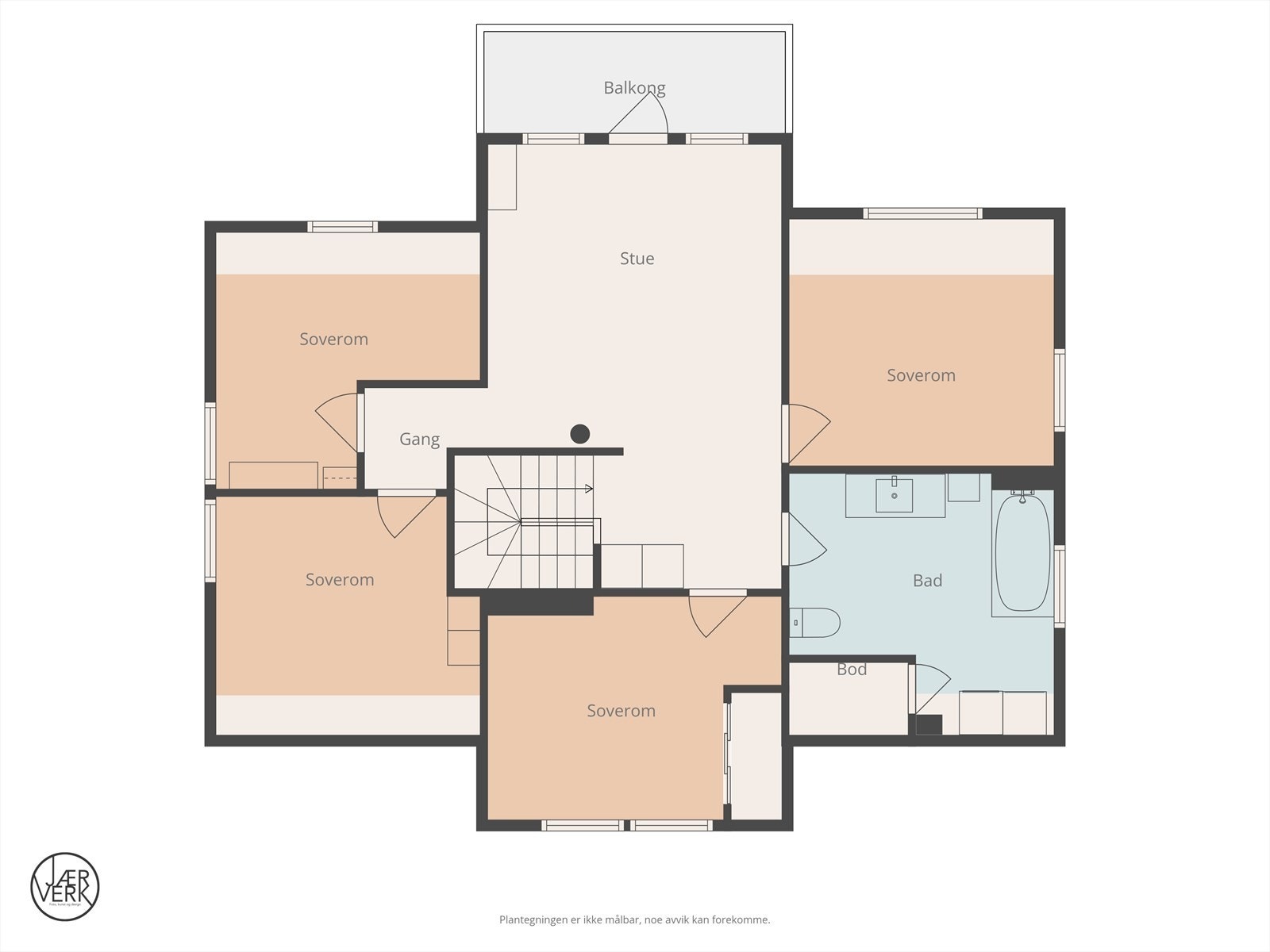 Plan 2 etasje Galleribilde