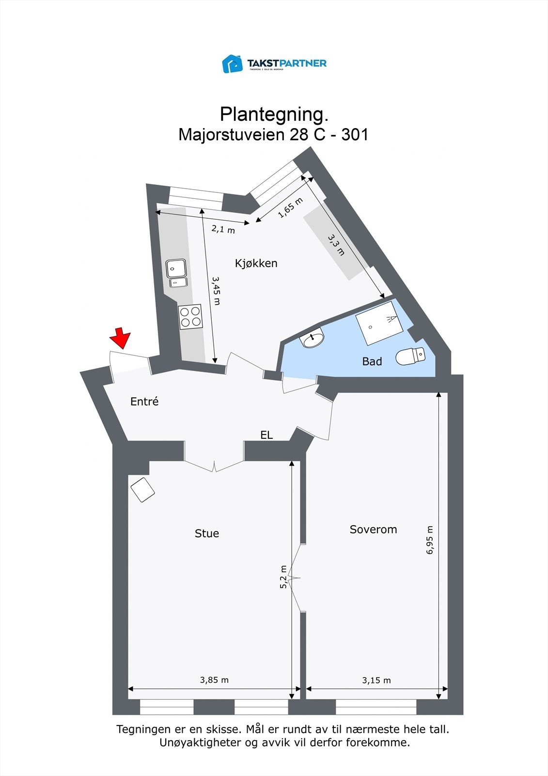 Plantegning. Galleribilde