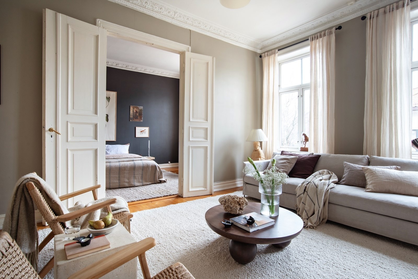 En romslig 2-roms leilighet med sentral beliggenhet på Majorstuen. Galleribilde